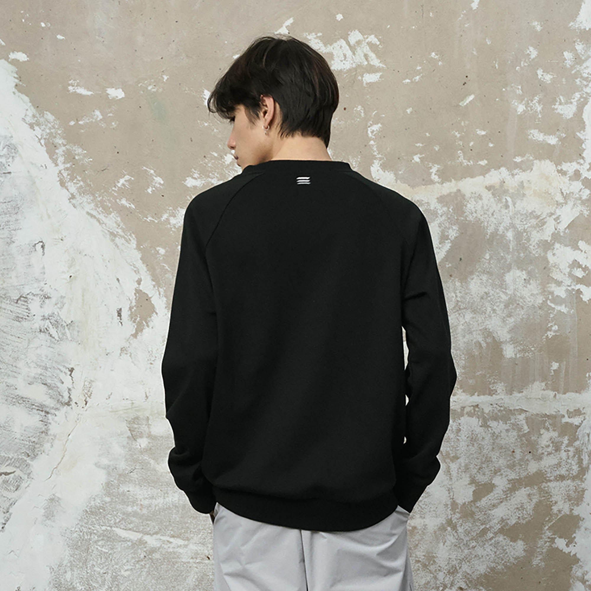 ENSHADOWER Essential Slogan Raglan Sweatshirt