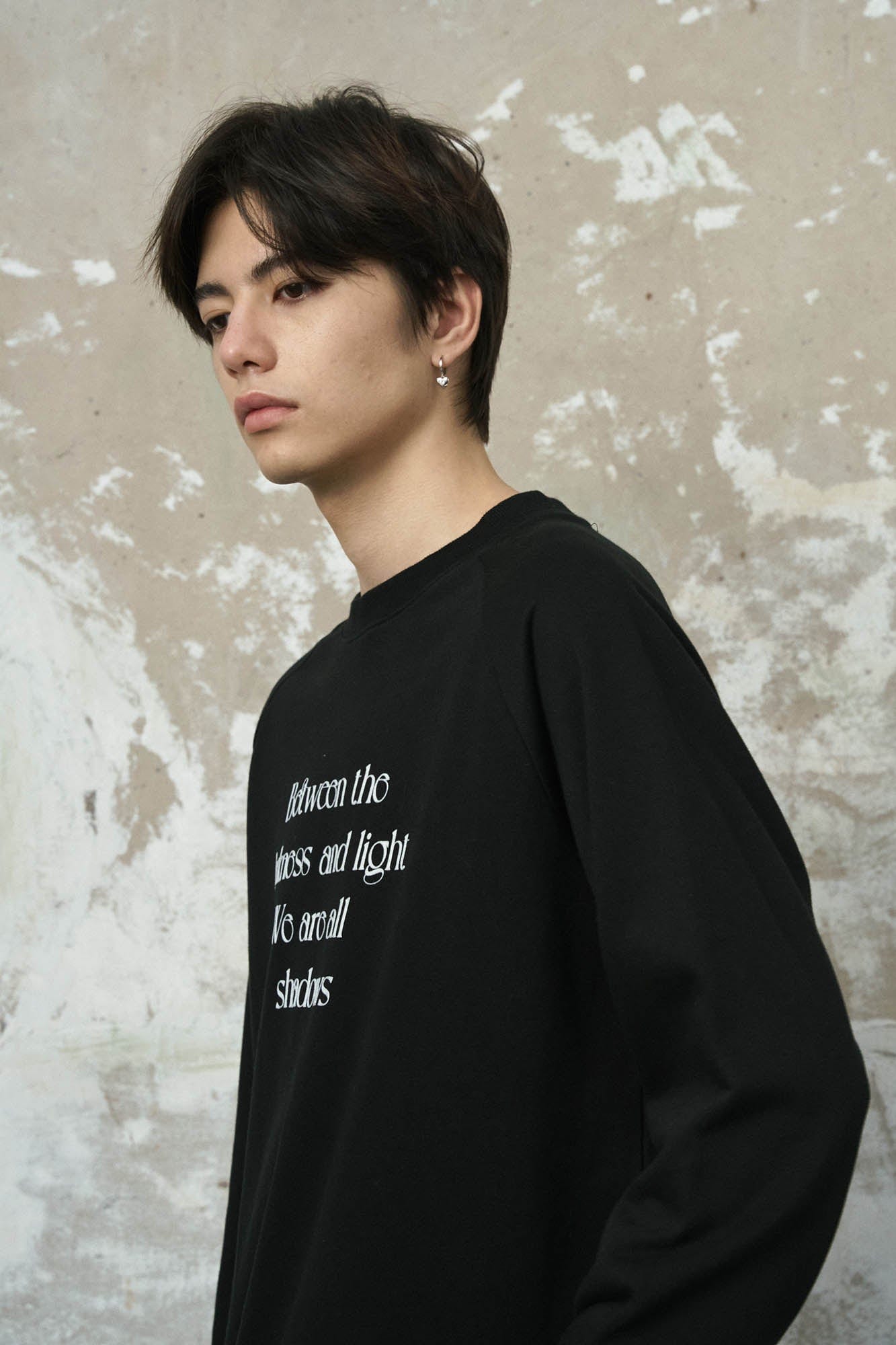 ENSHADOWER Essential Slogan Raglan Sweatshirt