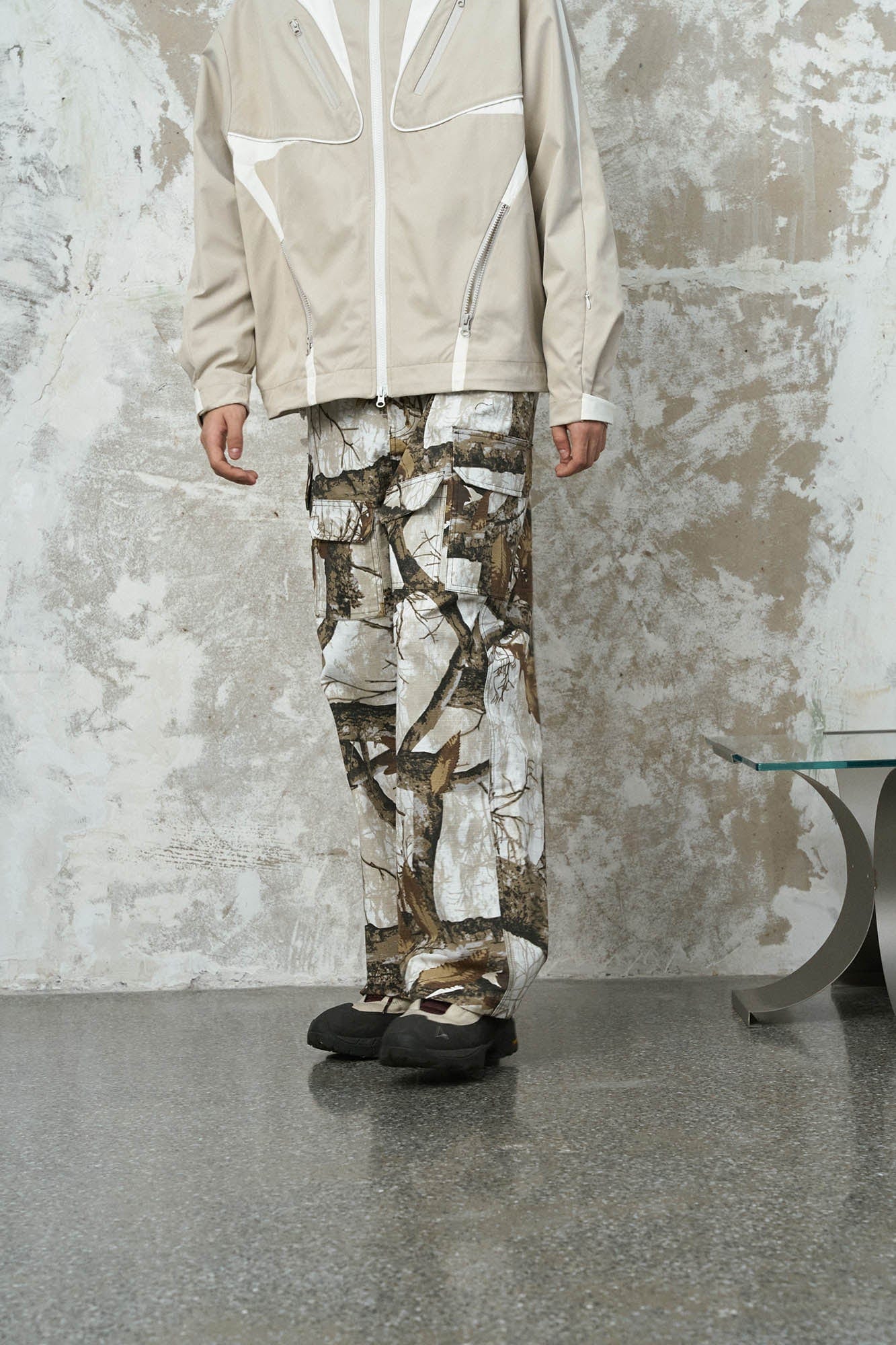 ENSHADOWER Branch Camo Multi-Pocket Straight-Leg Pants