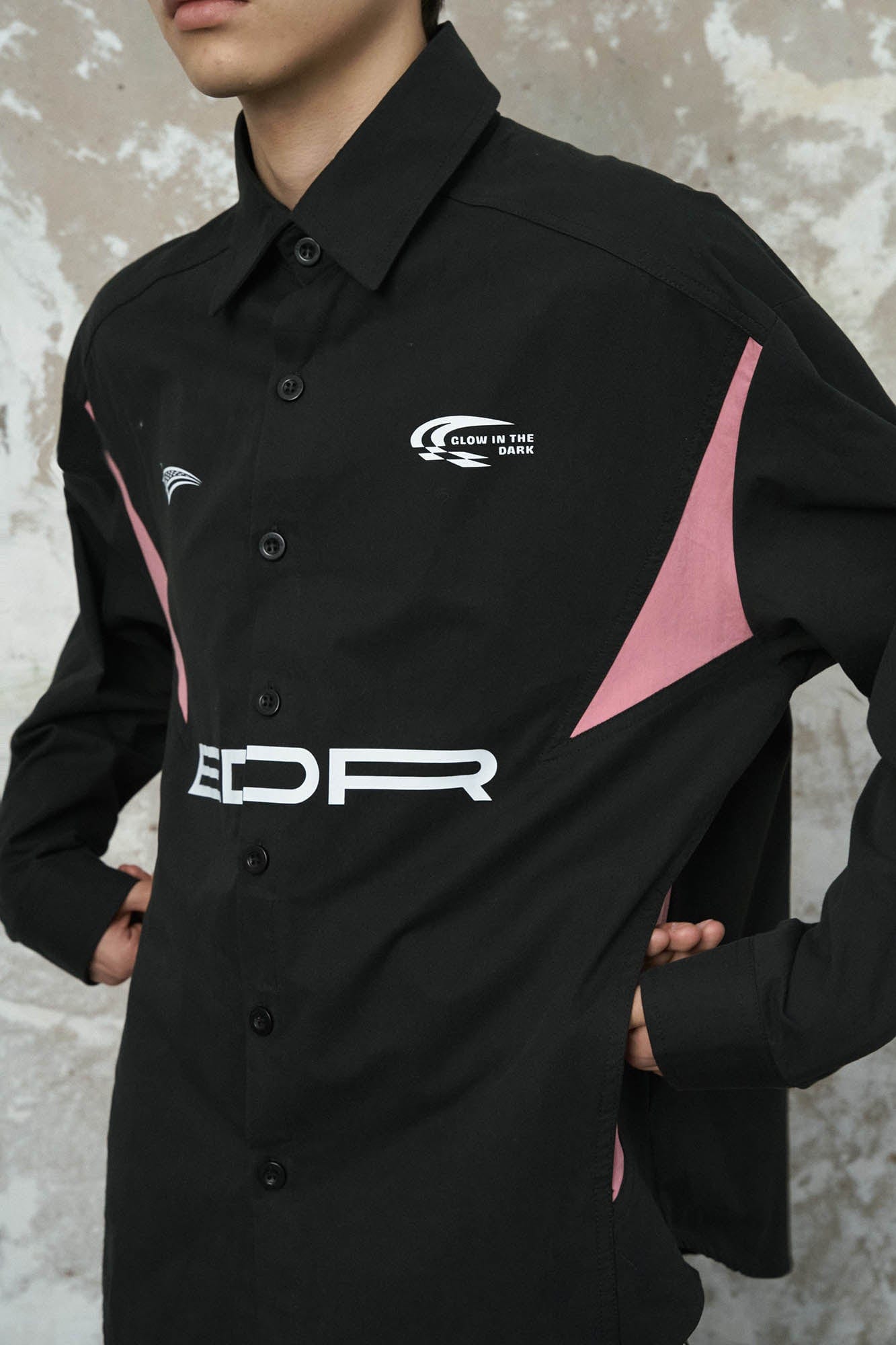 ENSHADOWER Racing Paneled Shirt