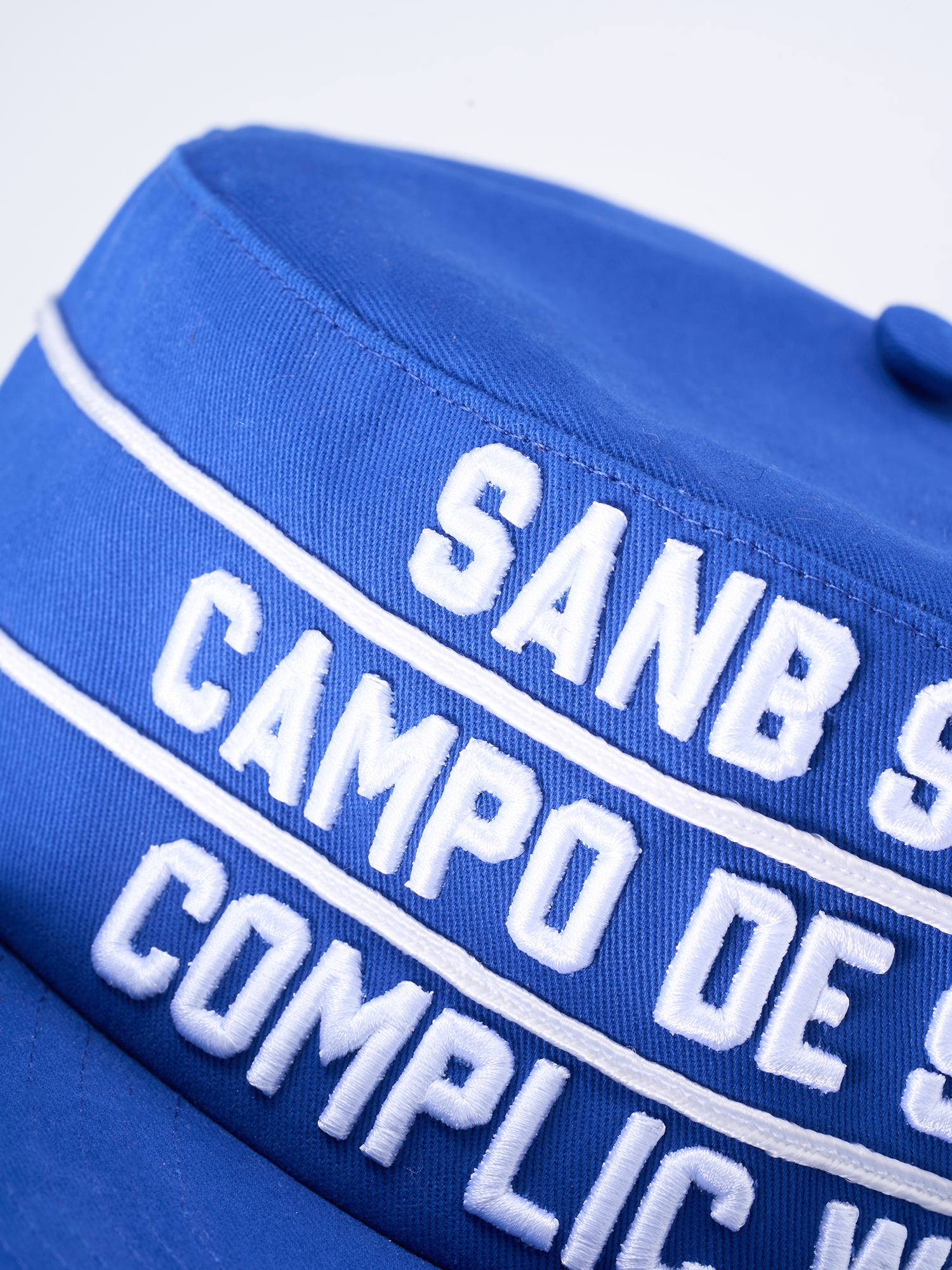 SANB Text Embroidered Pillbox Cap