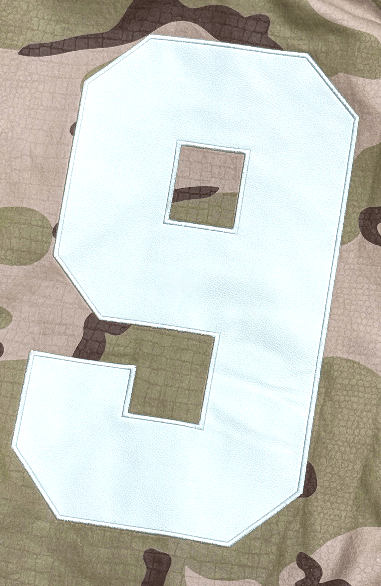 TECNINEGROUP Camo Waxed Faux Fur Hooded Jacket