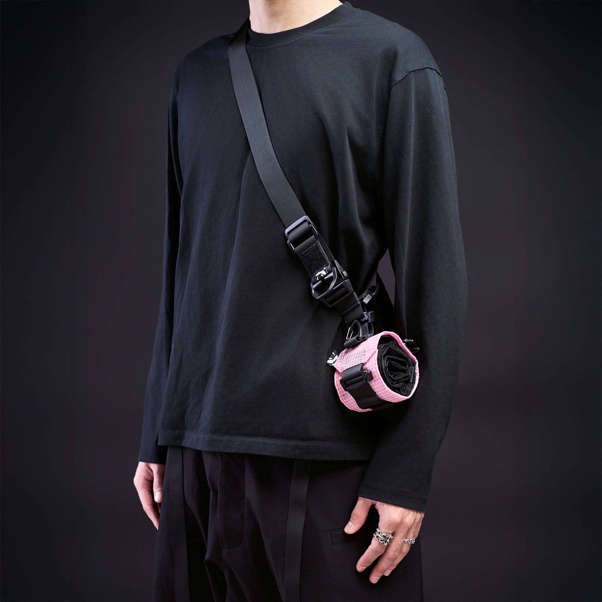 OVERCLOCK ROAM Ripstop Packable Roll-Up Bag, premium urban and streetwear designers apparel on PROJECTISR.com, OVERCLOCK ROAM
