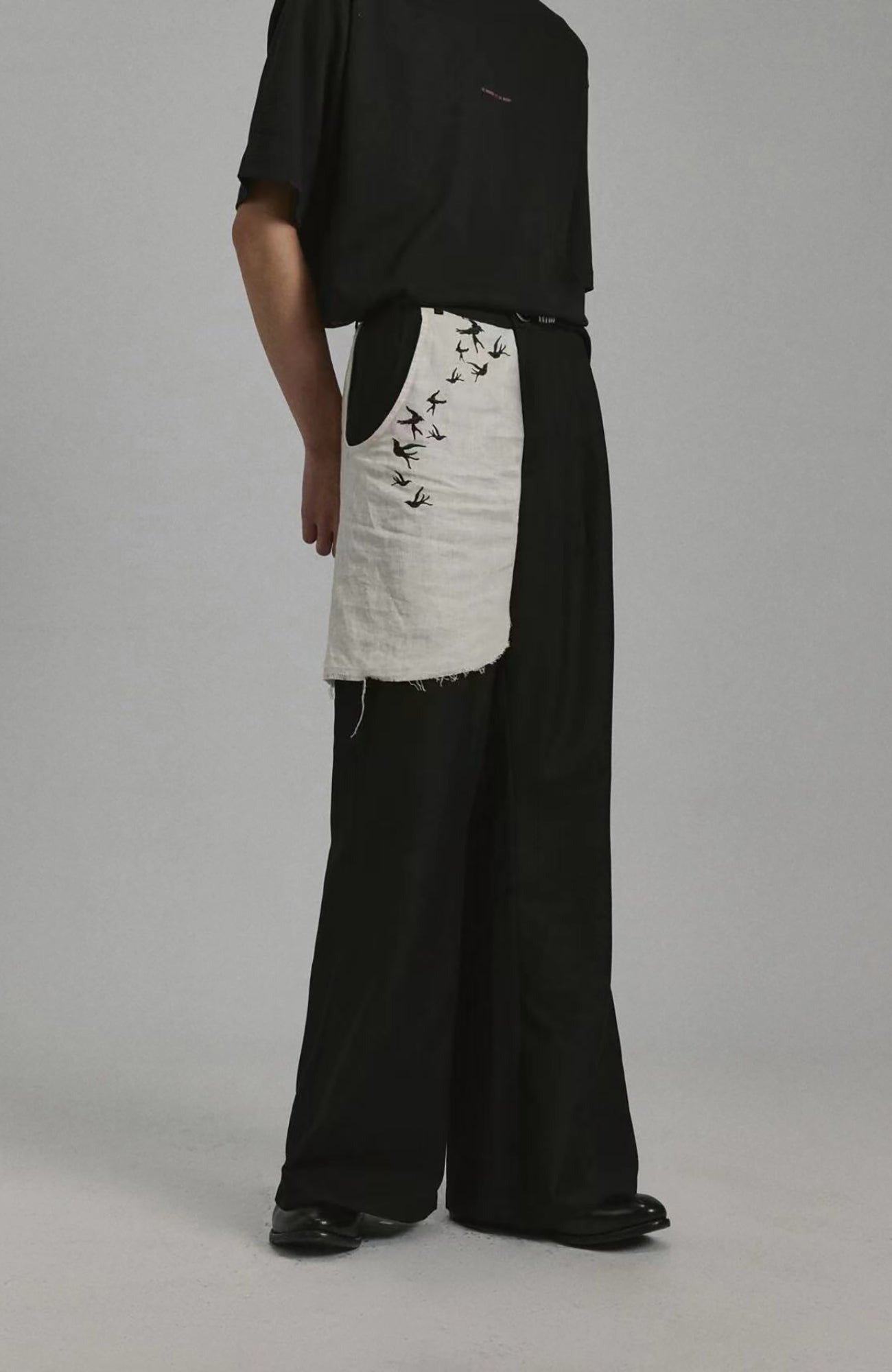 2000RSK Sailor Graphic Flared Wide-Leg Trousers