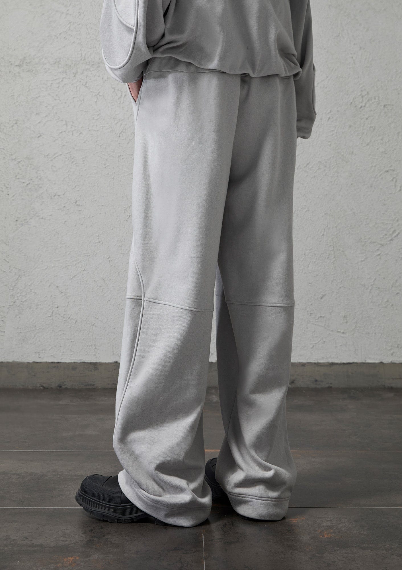 ORGANIC EMOTION Structured Panelled Oversized Sweatpants, premium urban and streetwear designers apparel on PROJECTISR.com, ORGANIC EMOTION