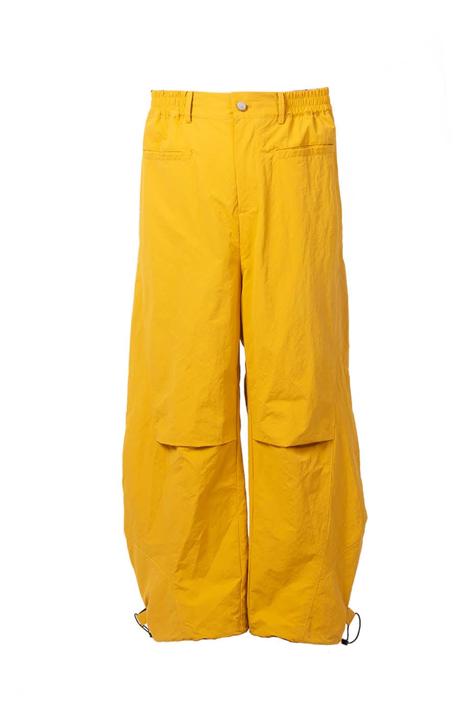 RELABEL Pleated Spliced Parachute Pants, premium urban and streetwear designers apparel on PROJECTISR.com, RELABEL