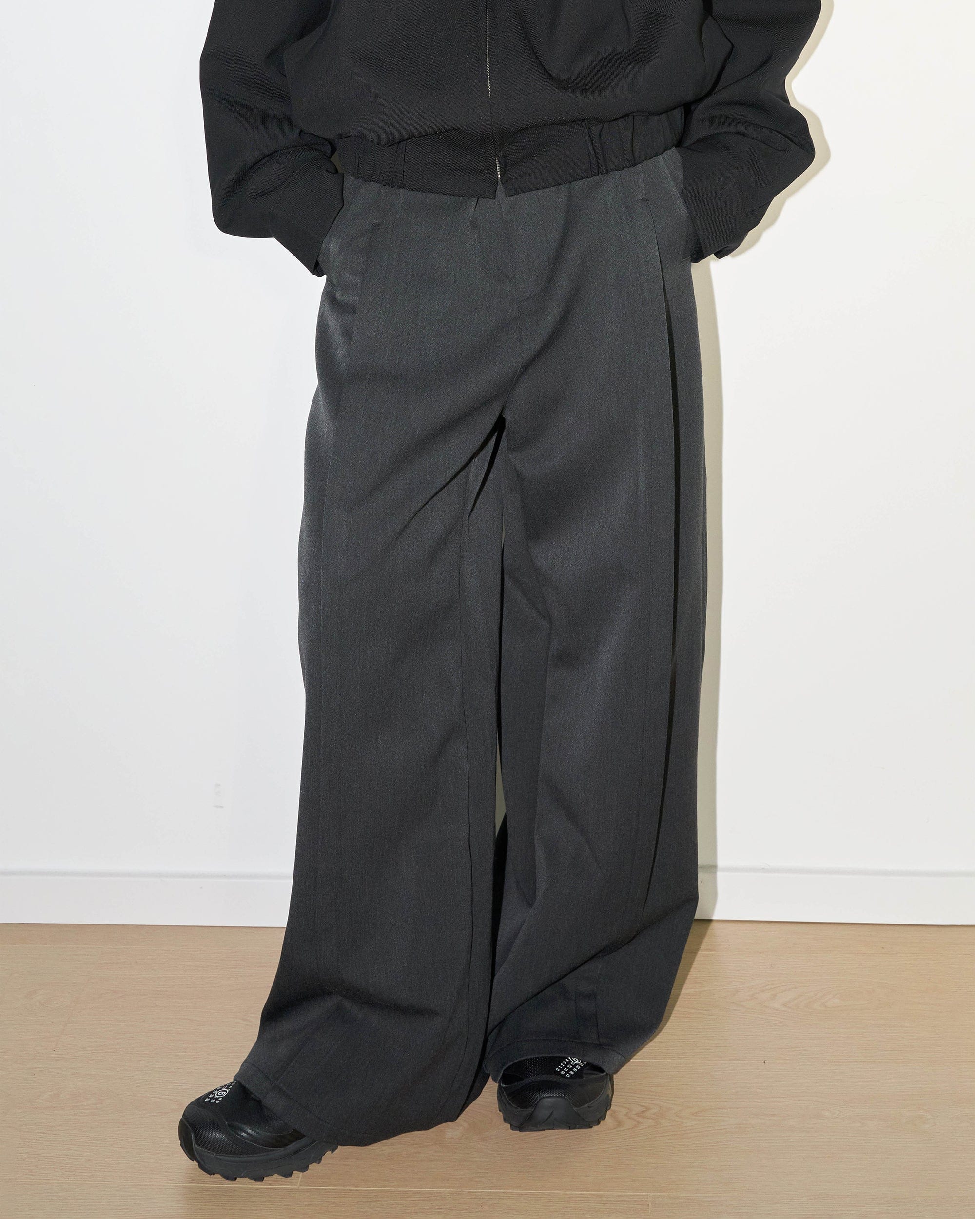 49PERCENT Modern Pleated Wide-Leg Trousers