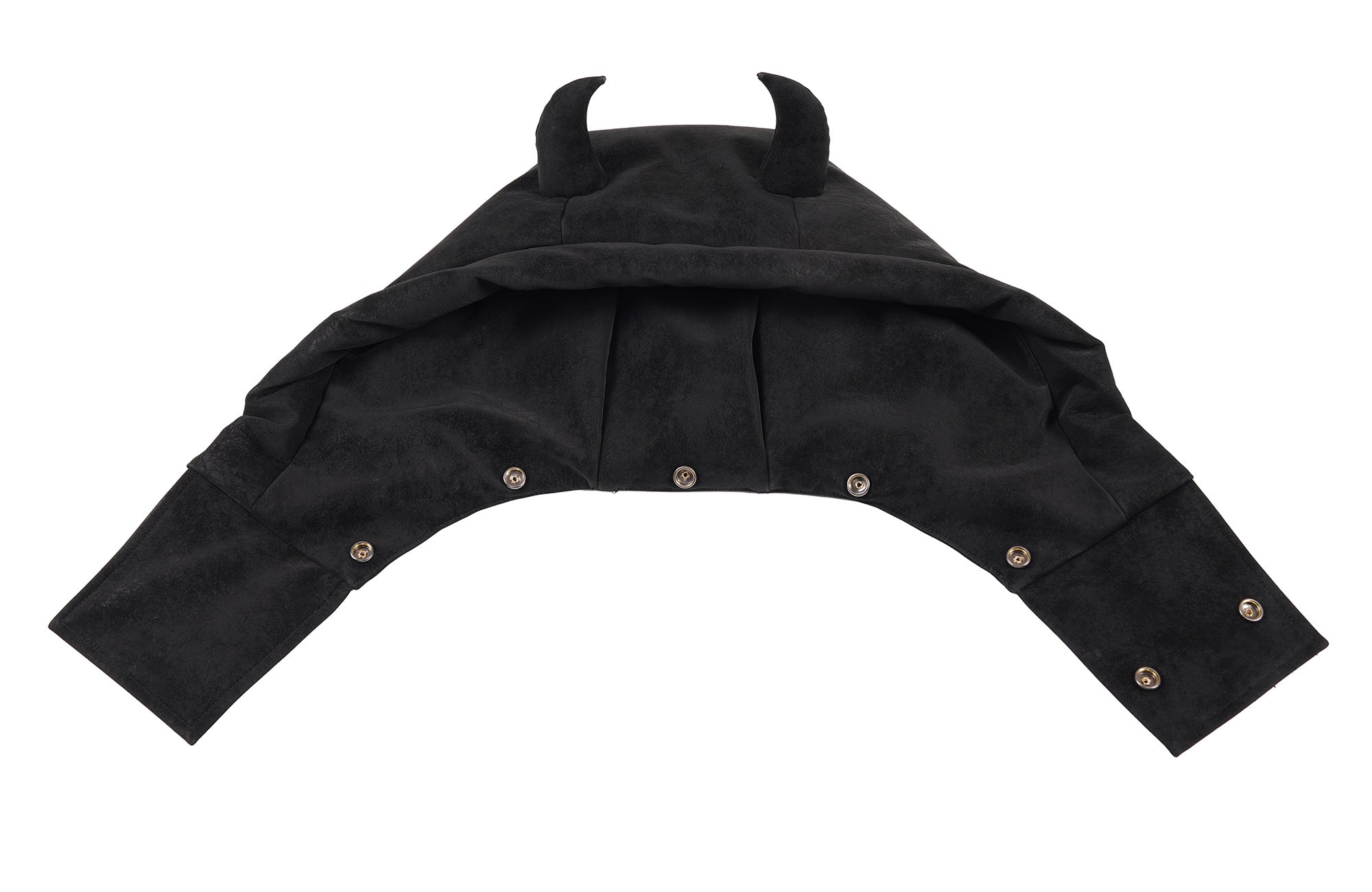 UNDERWATER Demon Horned Detachable Hood Down Vest