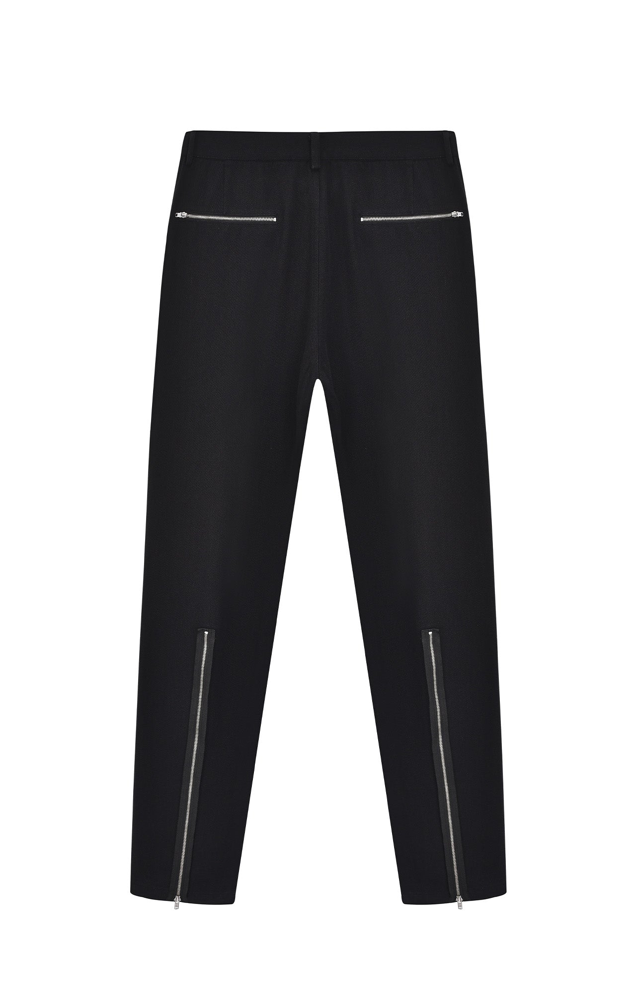 VENTUREK Distressed Zippered-Hem Slogan Slim Pants, premium urban and streetwear designers apparel on PROJECTISR.com, VENTUREK