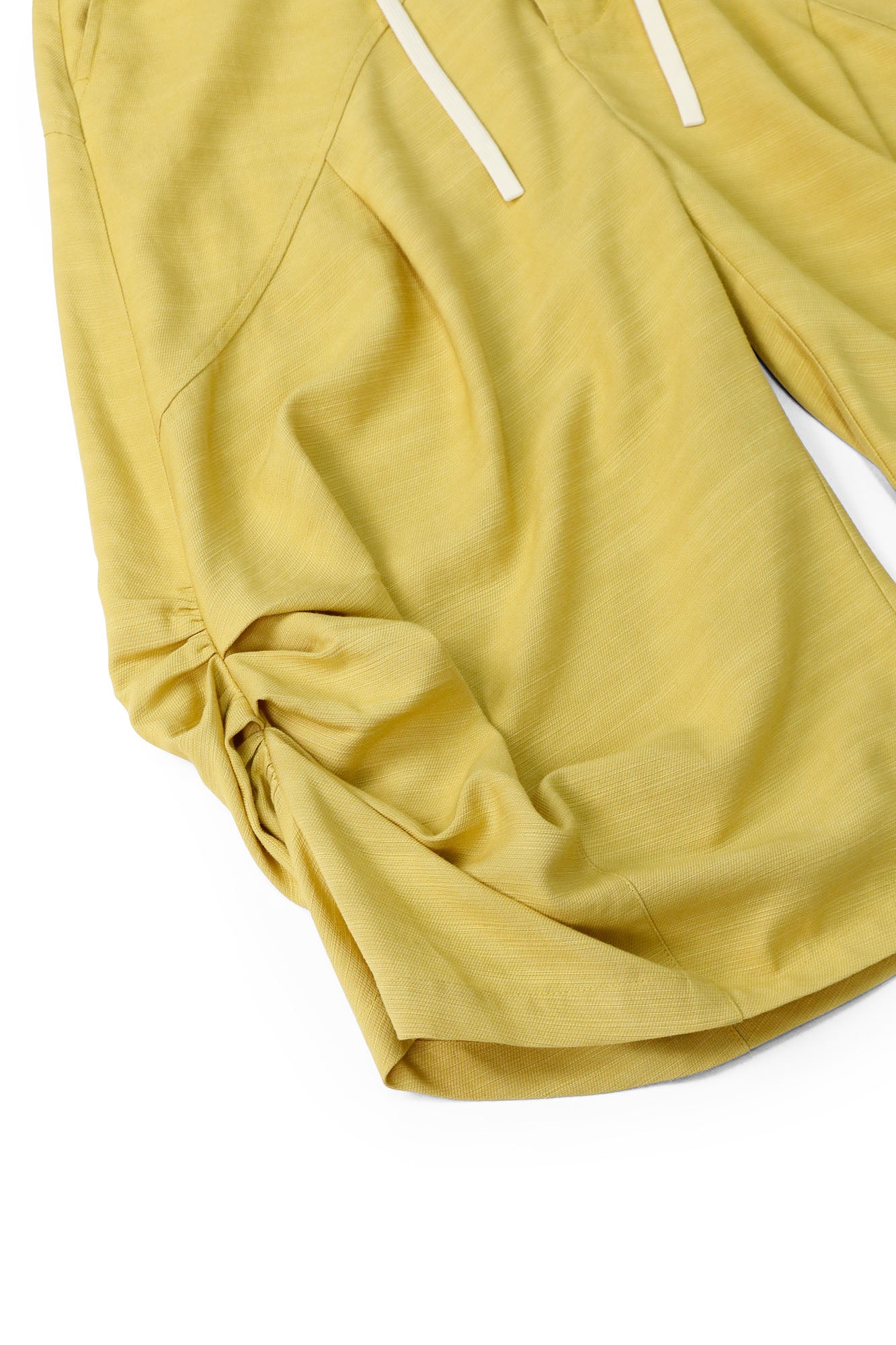 RELABEL Ruched Tencel-Acetate Oversized Shorts, premium urban and streetwear designers apparel on PROJECTISR.com, RELABEL