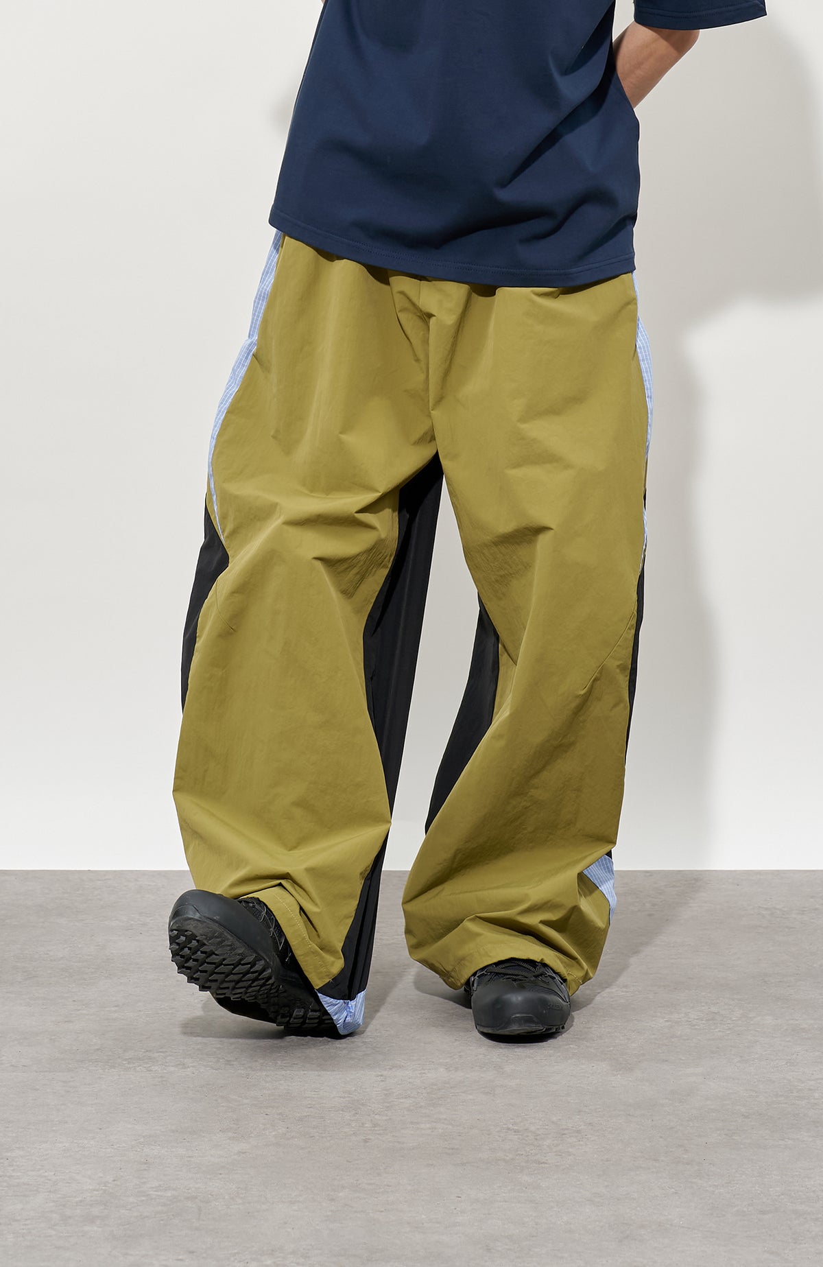 FMACM Curved Spliced Pleate Pants