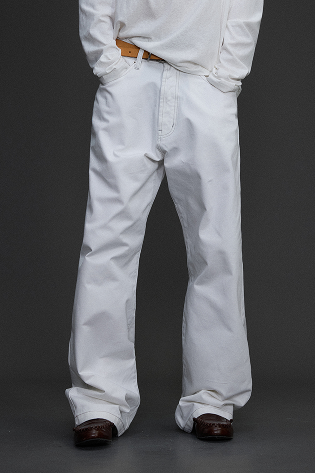NIANJIUYIKOUER Straight-Leg Wide-Leg Pants, premium urban and streetwear designers apparel on PROJECTISR.com, NIANJIUYIKOUER