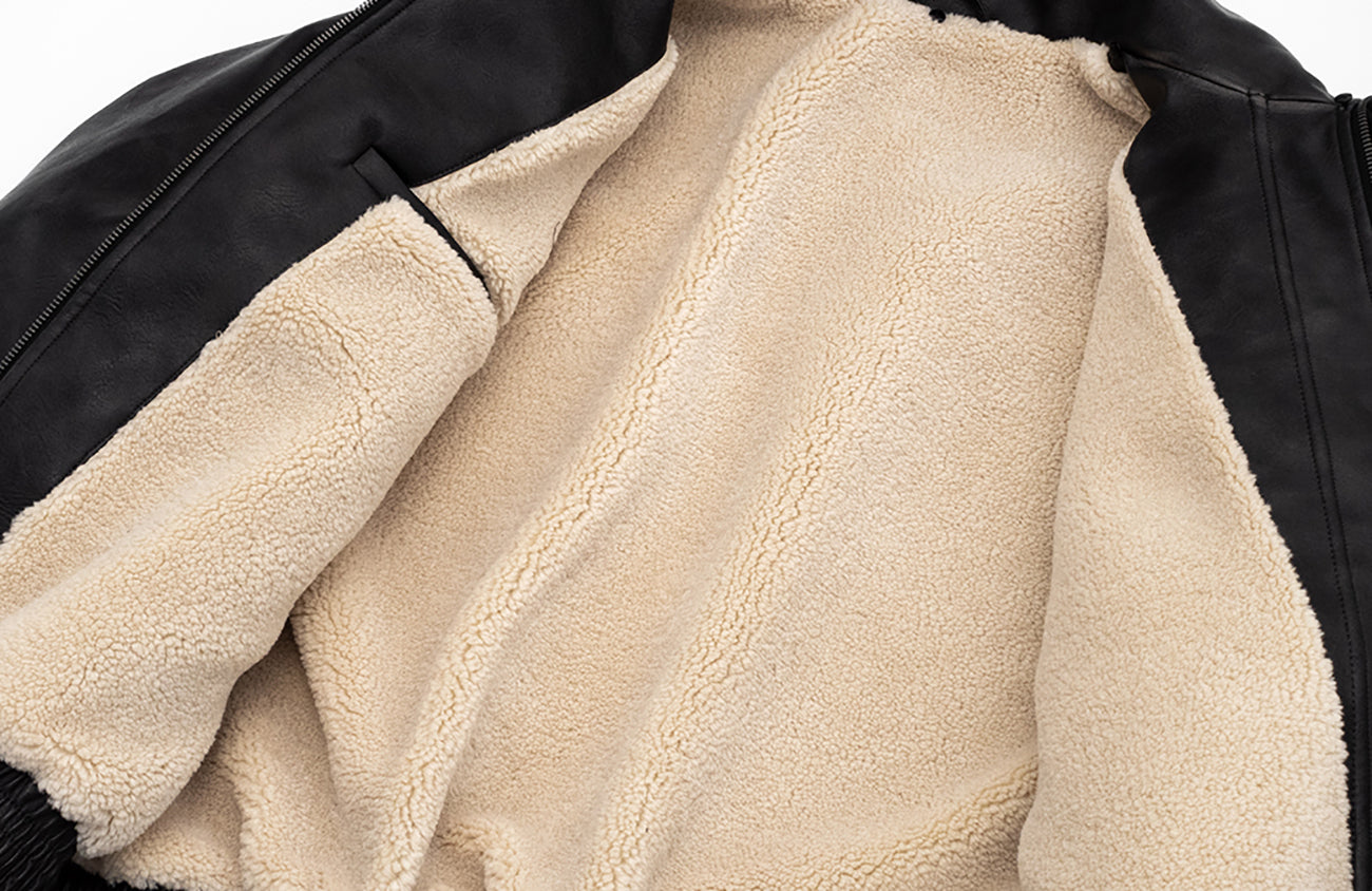 IN EXISTENCE Asymmetric Placket Washed Moto Jacket, premium urban and streetwear designers apparel on PROJECTISR.com, IN EXISTENCE