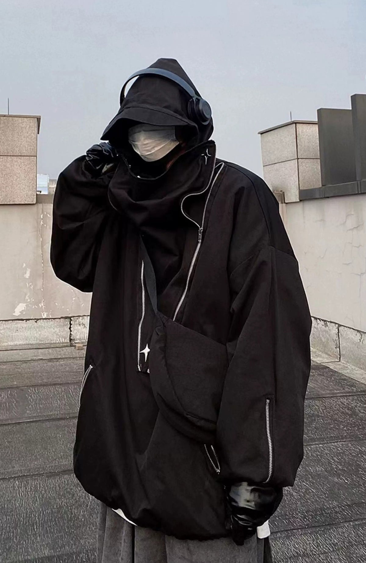 UUCSCC Utility Hooded Windbreaker Jacket