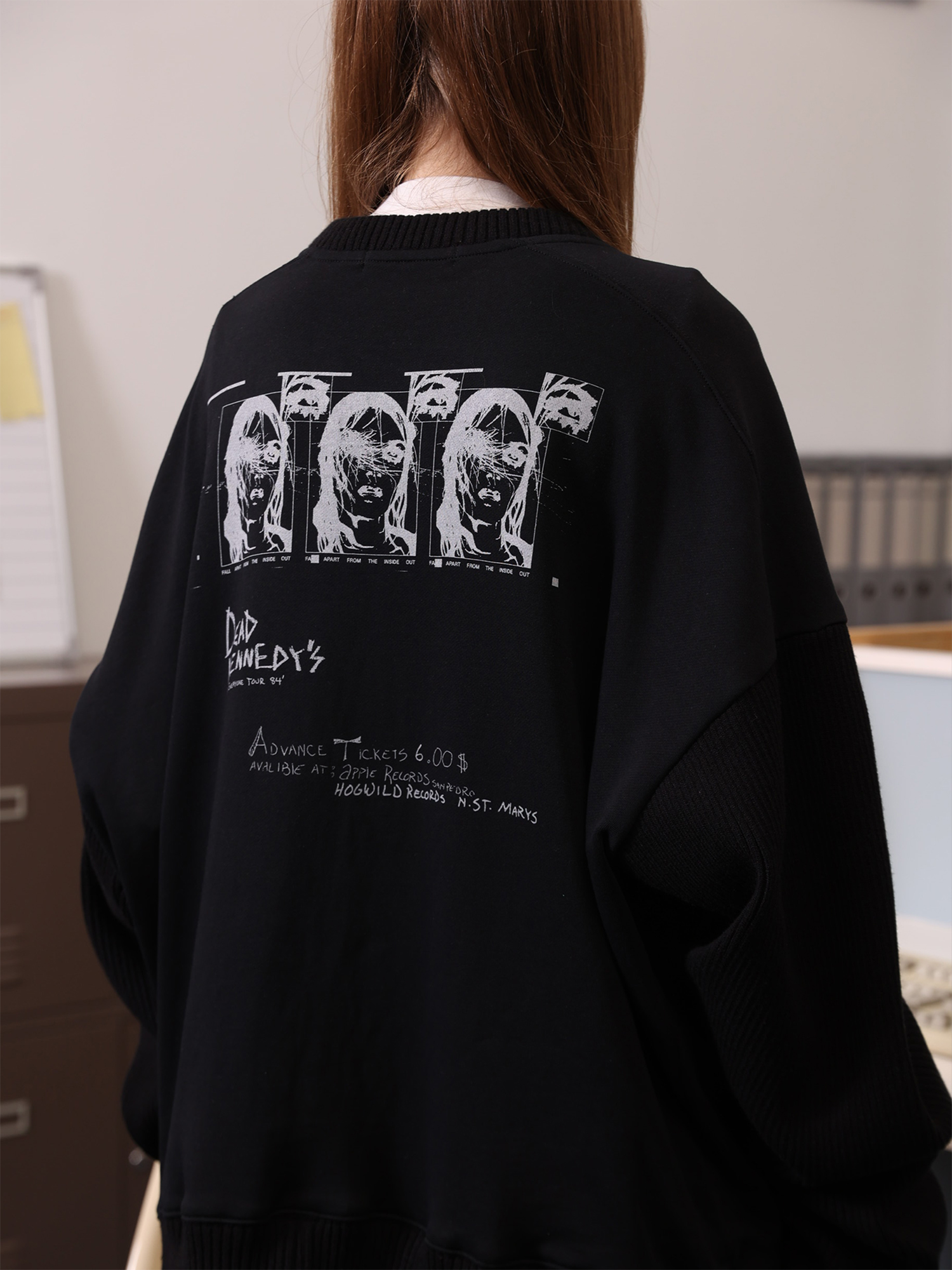 ERROR CODE ROBOT Union Jack Graphic Oversized Jacket