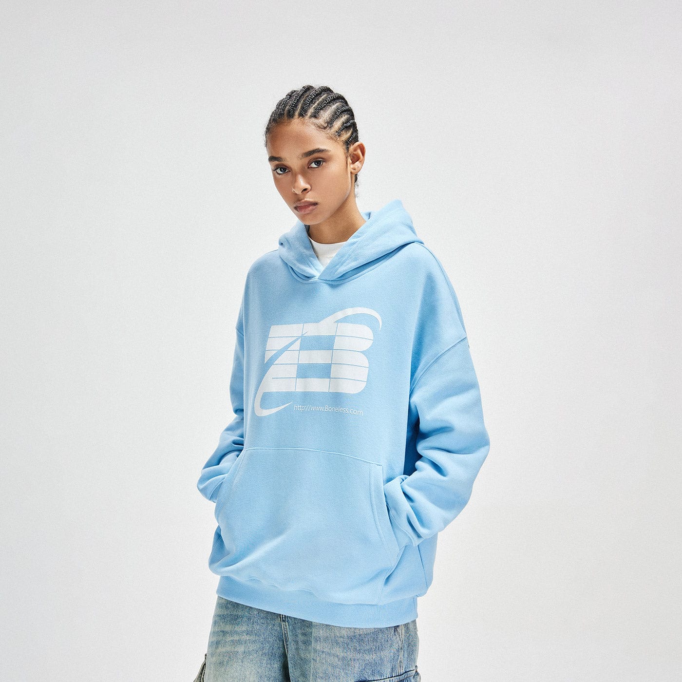 BONELESS Internet Explorer Hoodie, premium urban and streetwear designers apparel on PROJECTISR.com, BONELESS