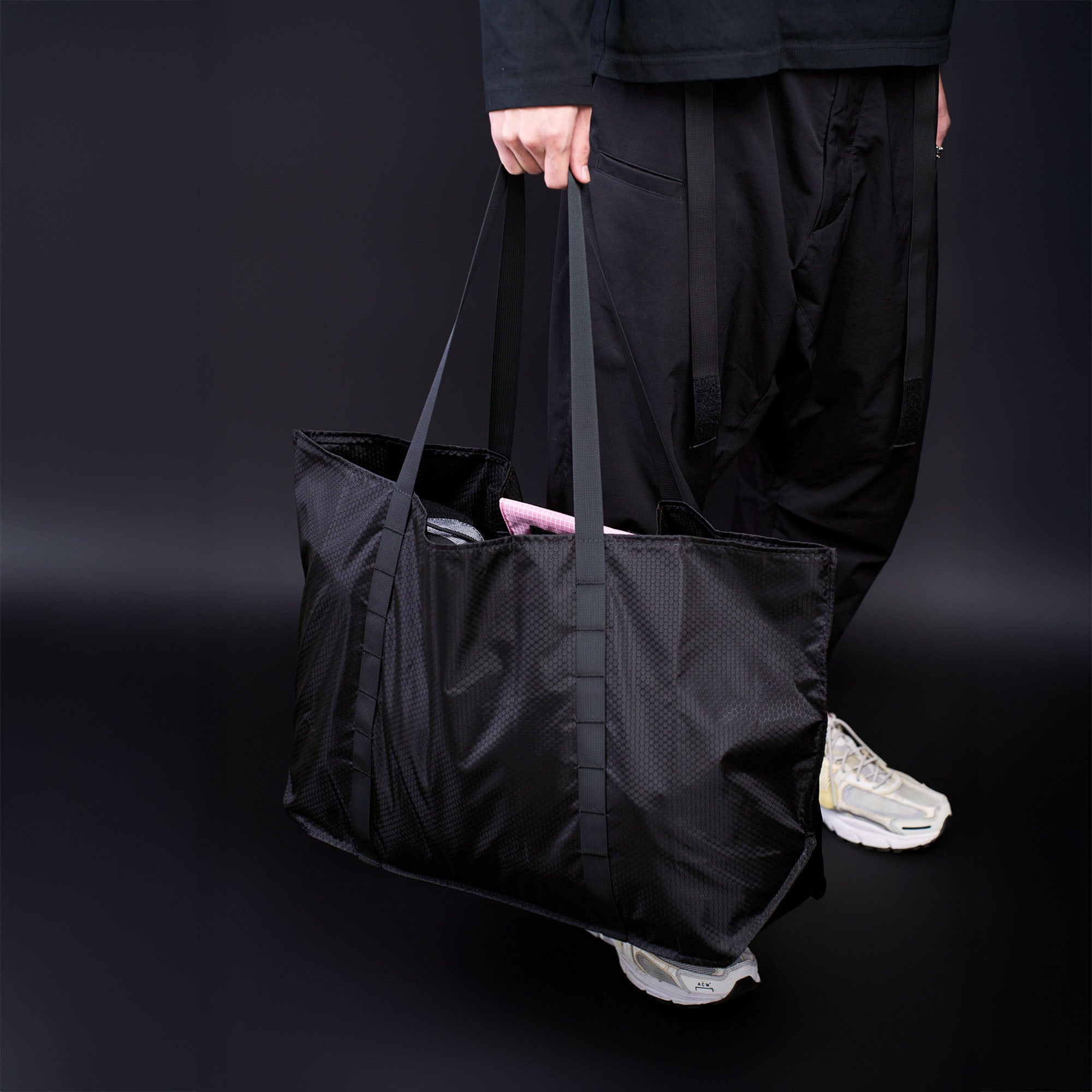 OVERCLOCK ROAM Foldable Ripstop Utility Tote Bag, premium urban and streetwear designers apparel on PROJECTISR.com, OVERCLOCK ROAM