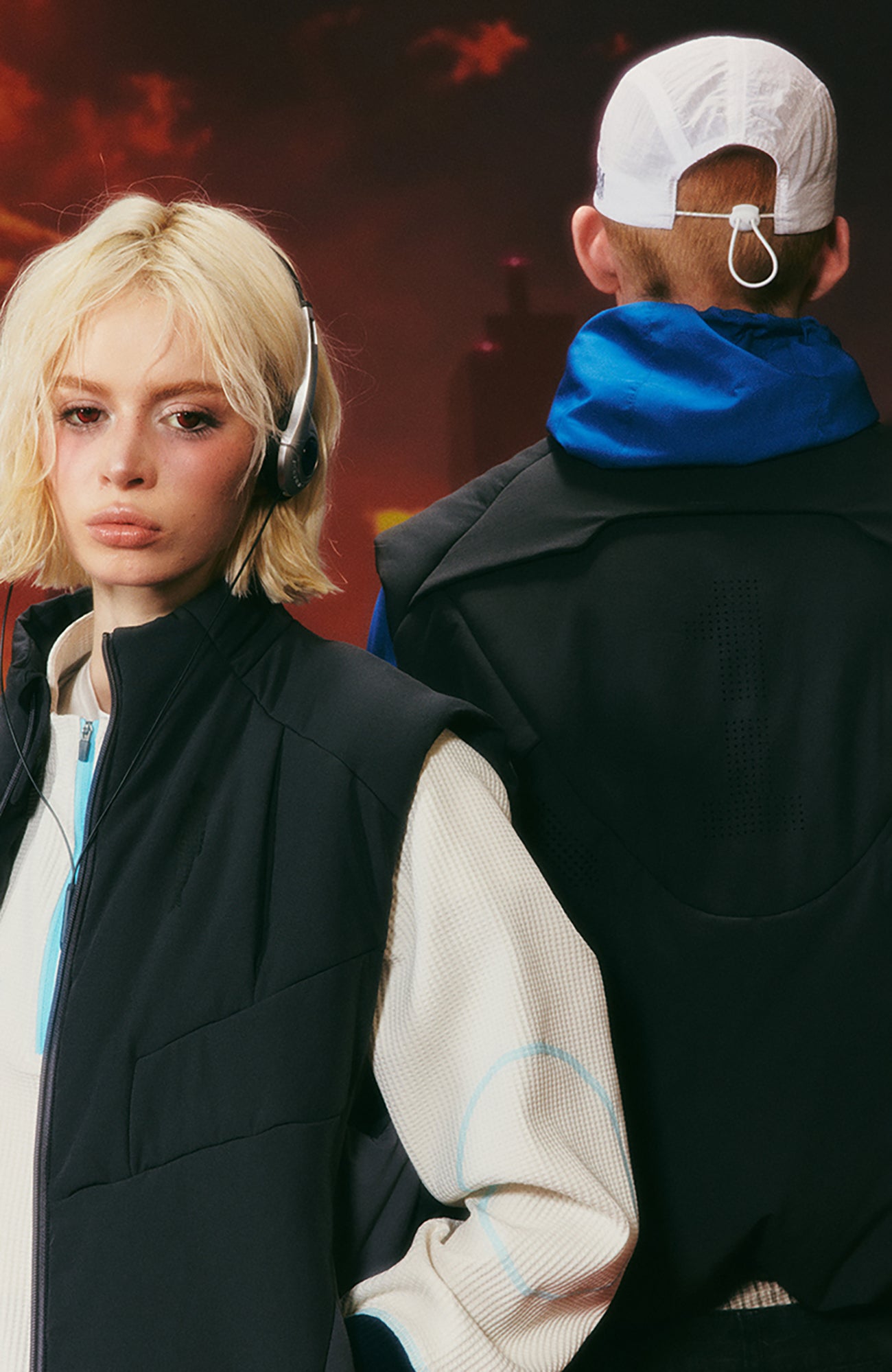 DONSMOKE x EVA Graphic Cotton-Padded Vest