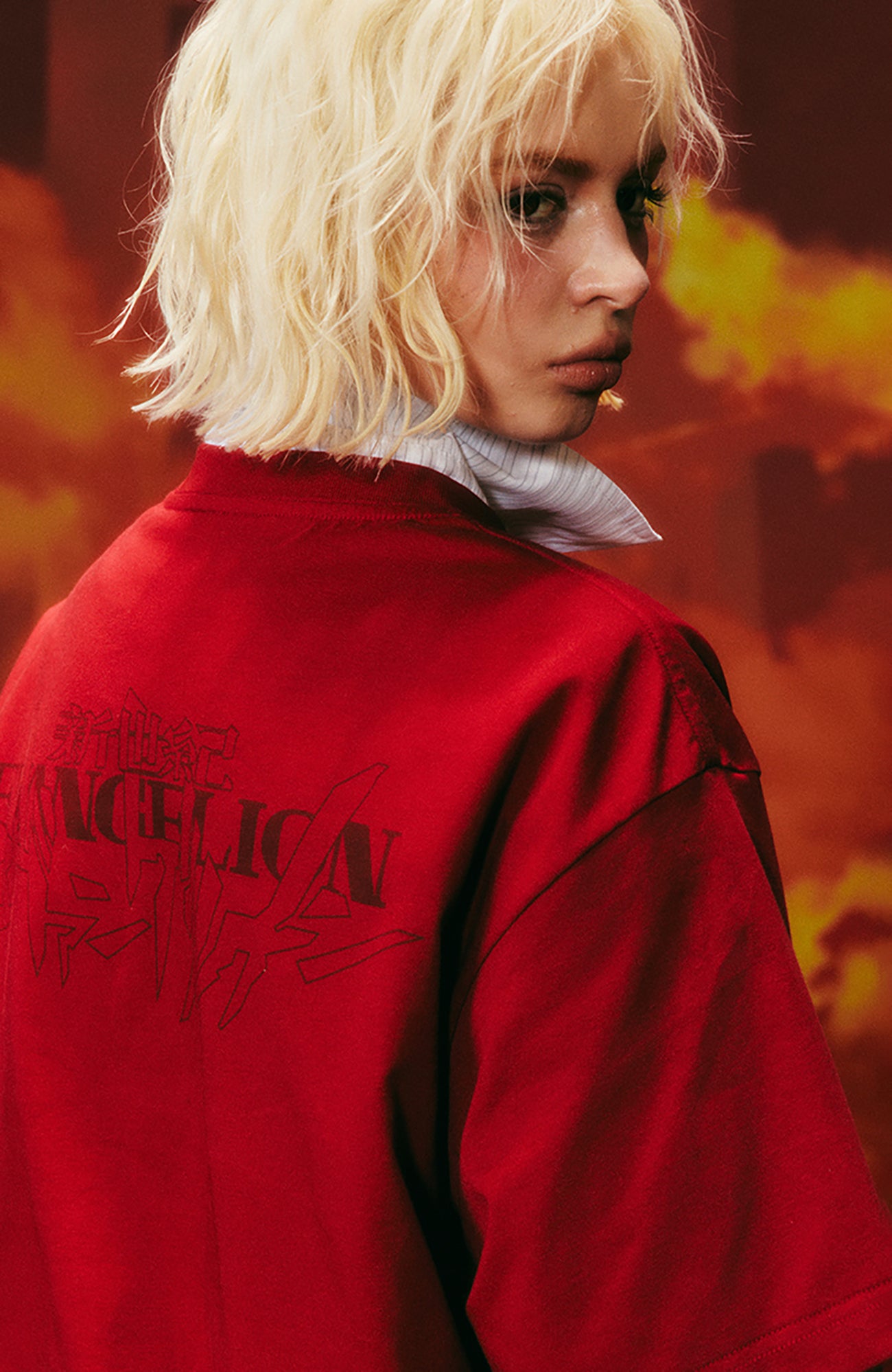 DONSMOKE x EVA Slogan Graphic T-Shirt