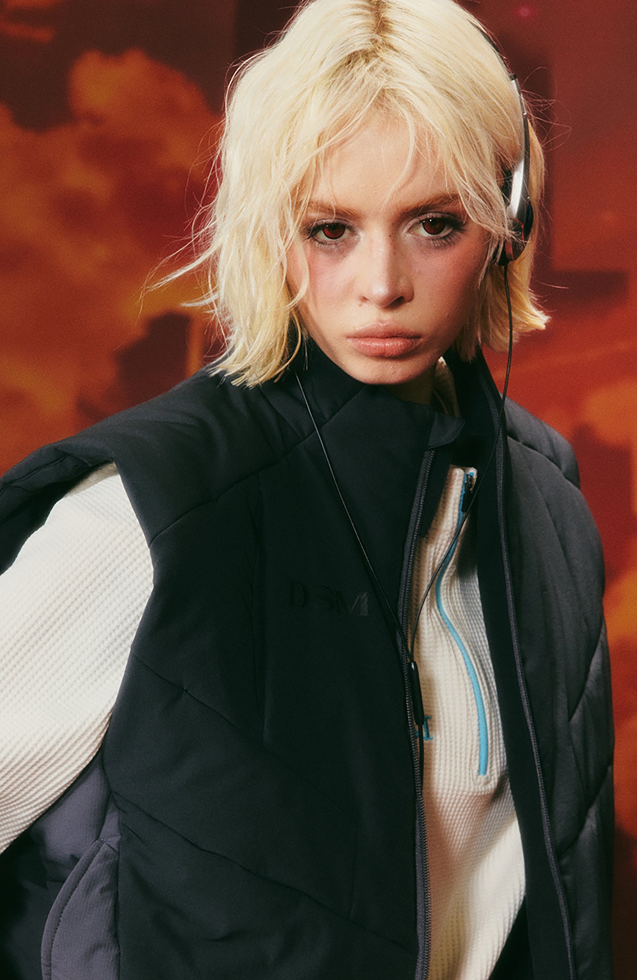 DONSMOKE x EVA Graphic Cotton-Padded Vest