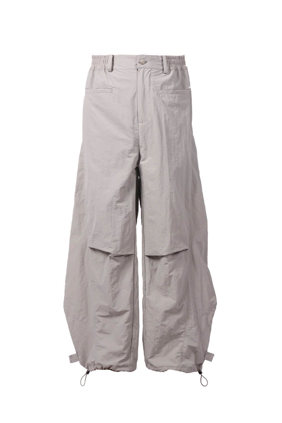 RELABEL Pleated Spliced Parachute Pants, premium urban and streetwear designers apparel on PROJECTISR.com, RELABEL