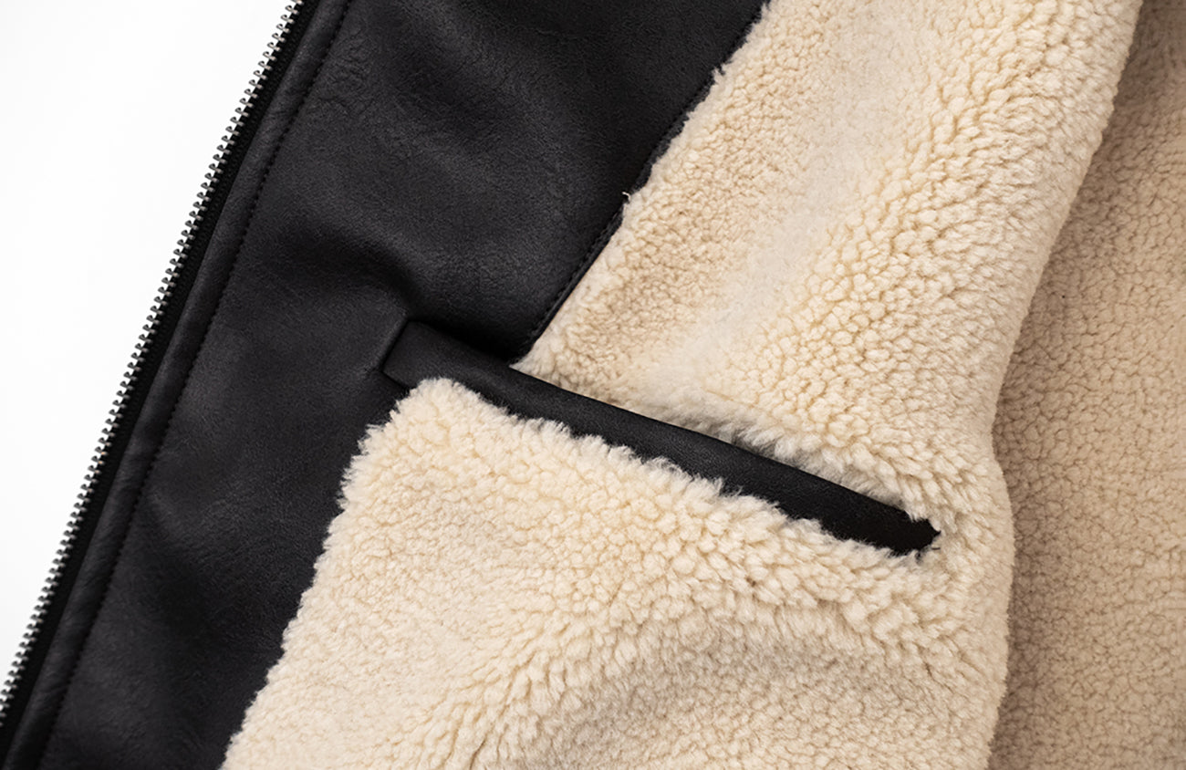 IN EXISTENCE Asymmetric Placket Washed Moto Jacket, premium urban and streetwear designers apparel on PROJECTISR.com, IN EXISTENCE