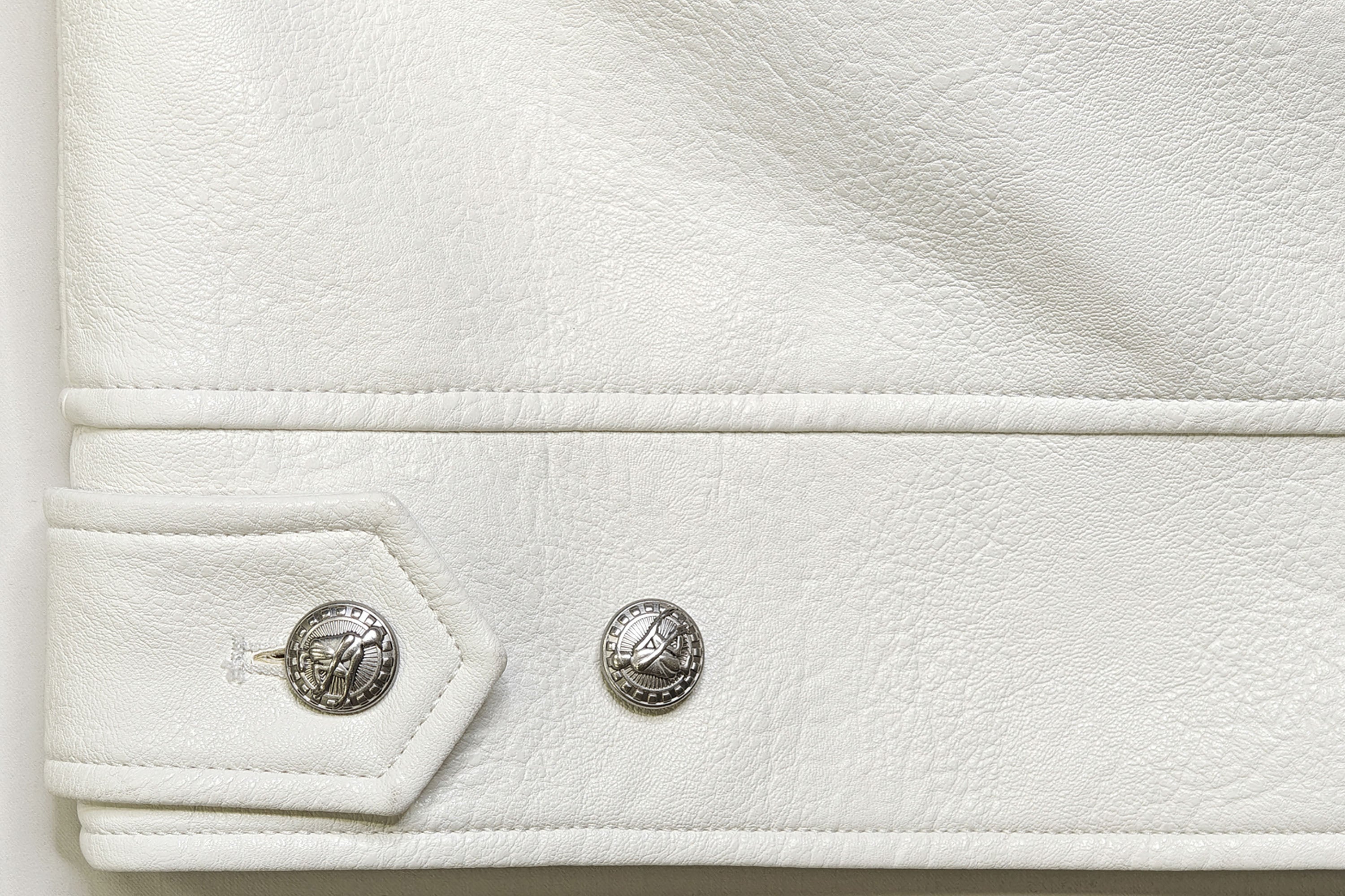 FACEONLAB Badge PU Utility Jacket