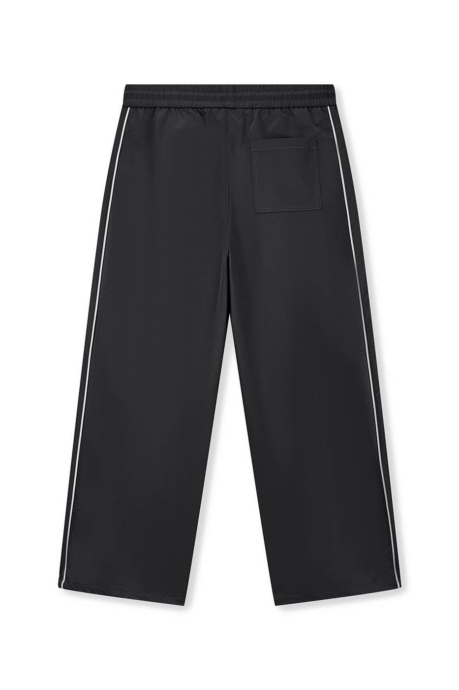 BONELESS Paneled Crinkled Parachute Pants Cho, premium urban and streetwear designers apparel on PROJECTISR.com, BONELESS