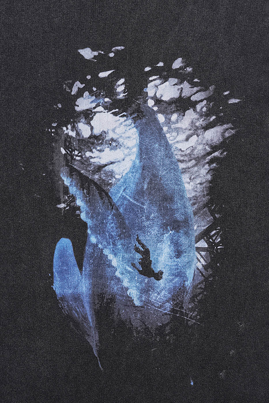 UNDERWATER Distressed Whale Fall T-Shirt