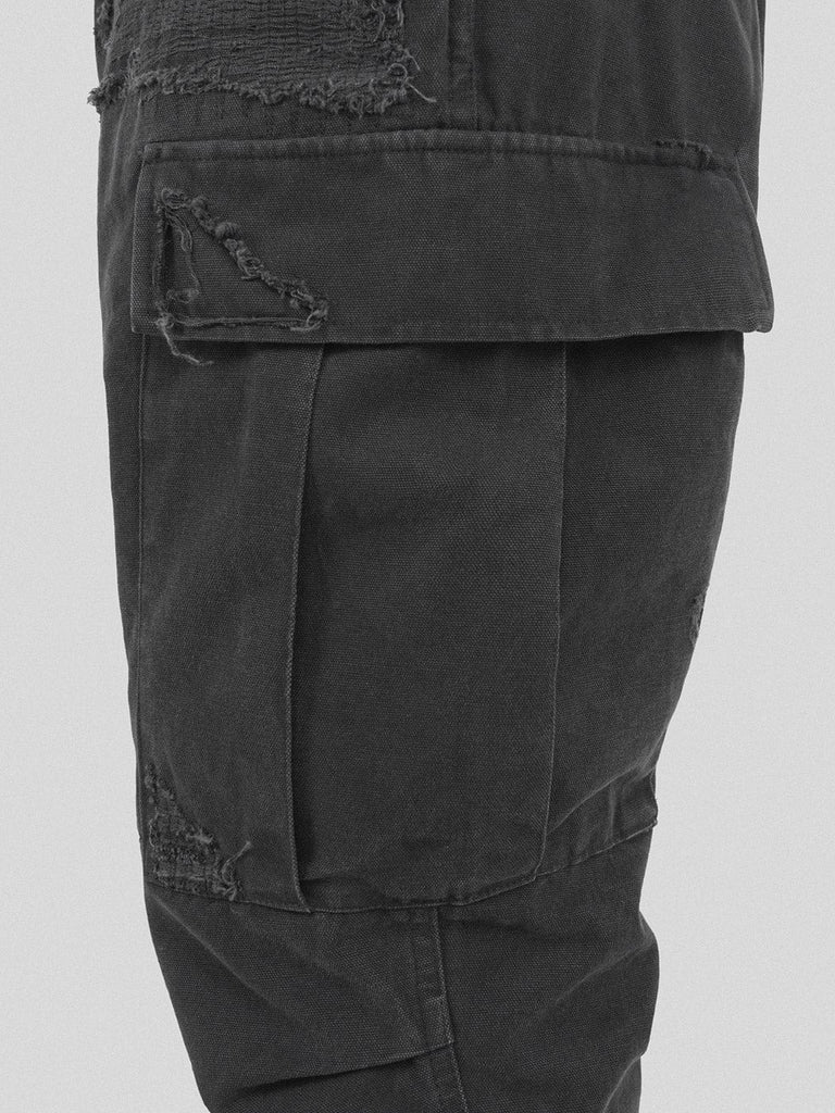 UNDERWATER Distressed Flare Pants, premium urban and streetwear designers apparel on PROJECTISR.com, UNDERWATER