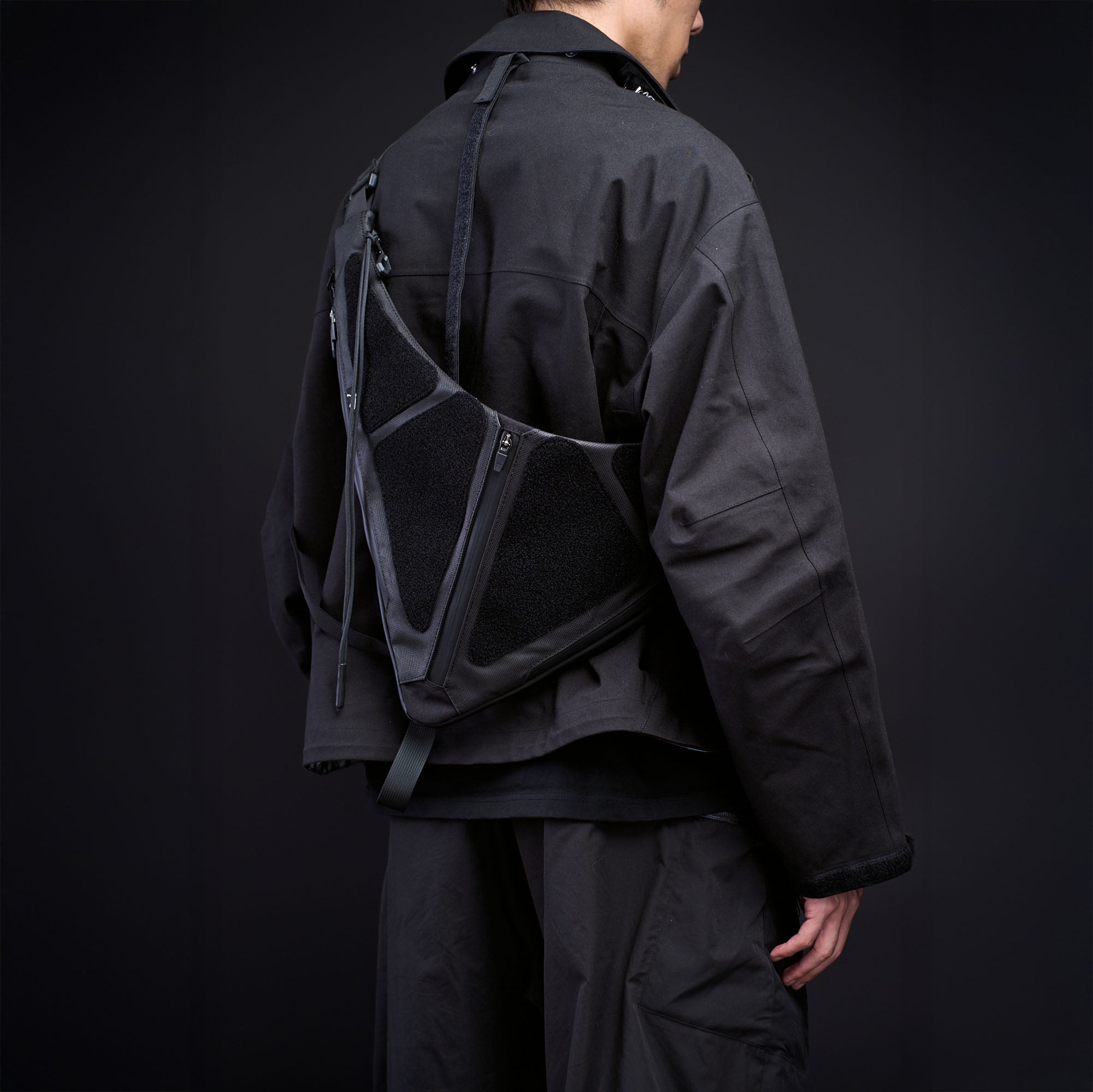 OVERCLOCK ROAM Tactical Tri-Panel Crossbody Sling, premium urban and streetwear designers apparel on PROJECTISR.com, OVERCLOCK ROAM