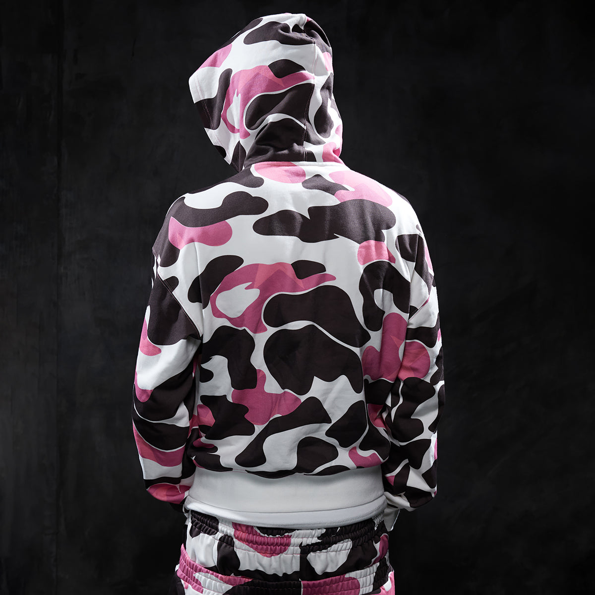 DND4DES Camo Star Full-Print Mask Hoodie