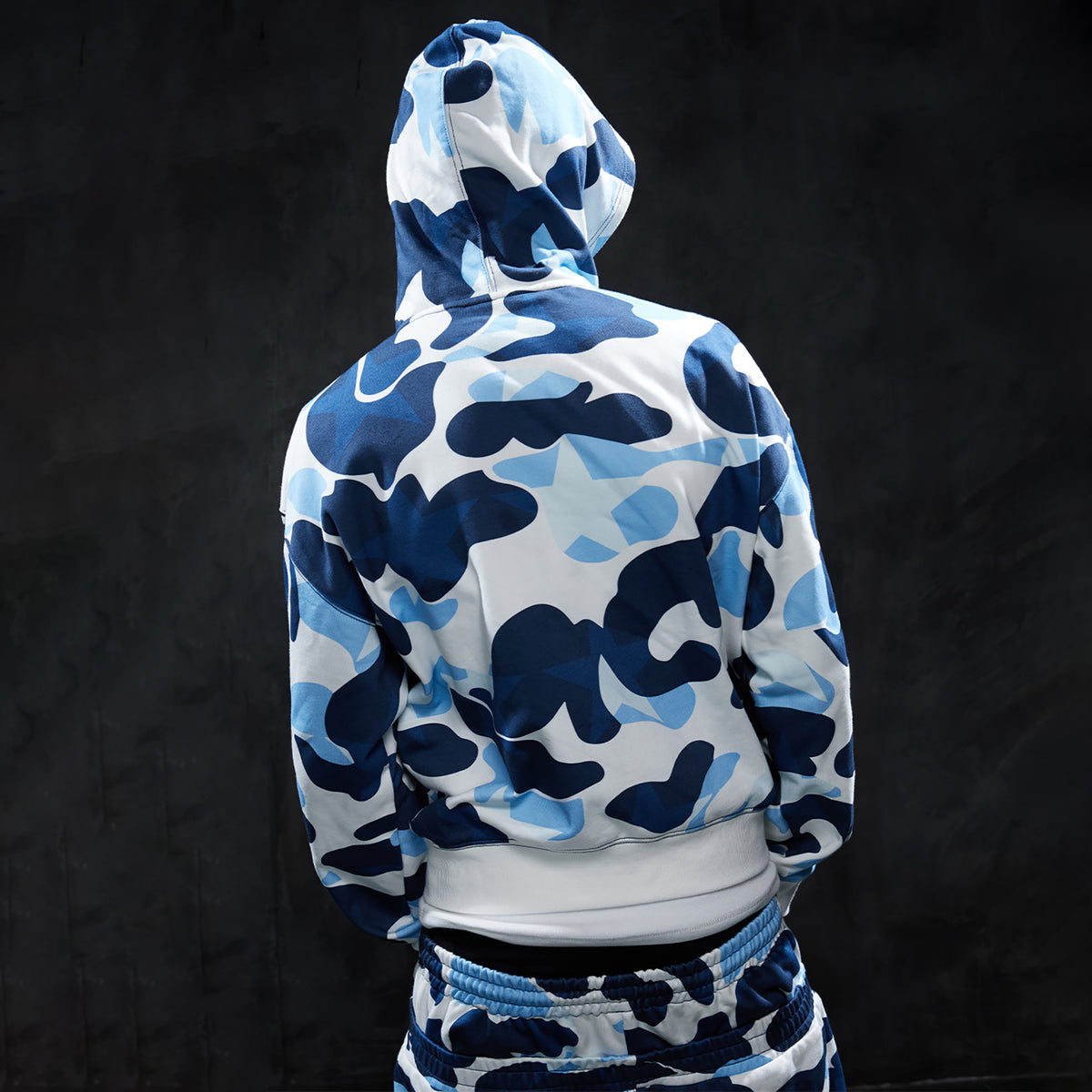 DND4DES Camo Star Full-Print Mask Hoodie