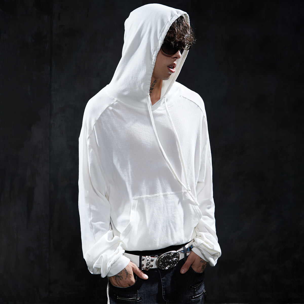 DND4DES Oversized Drop-Shoulder Lightweight Hoodie