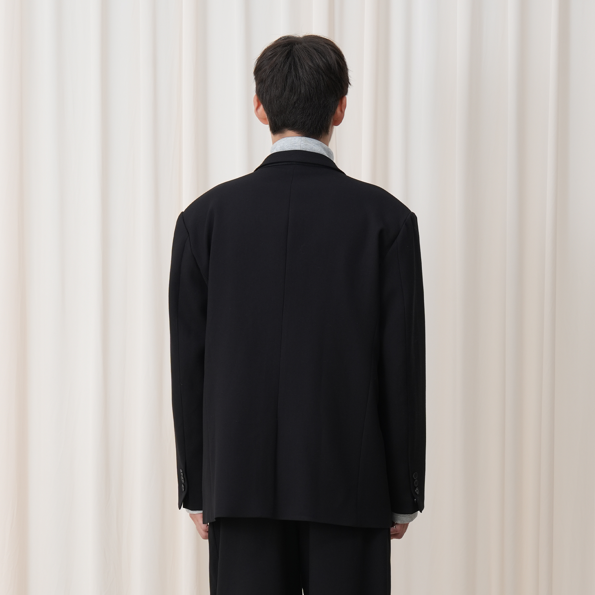 OUYANG WENJUN Classical Double-Breasted Oversized Blazer