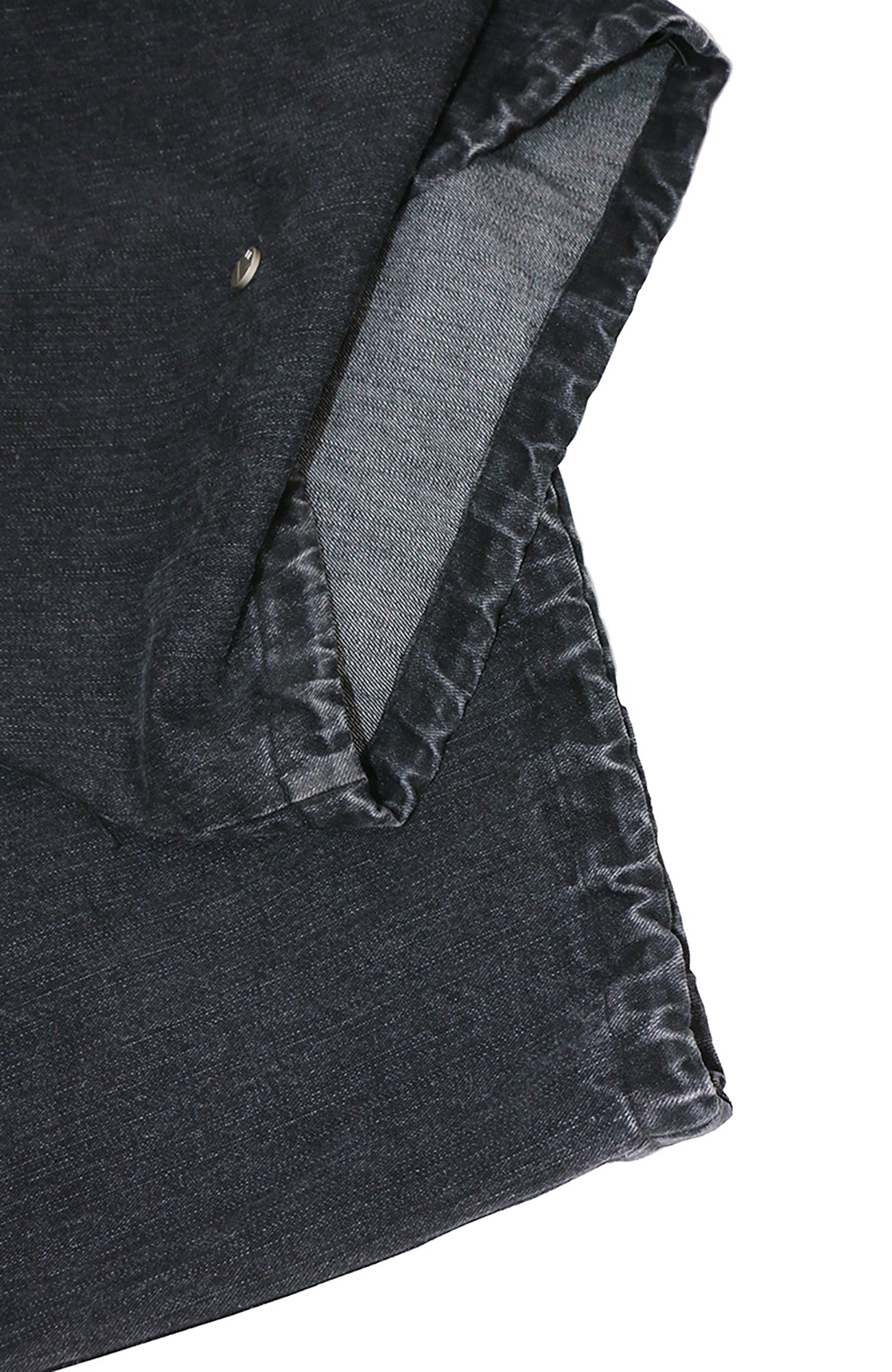 RELABEL Detachable Washed Pleated Jeans