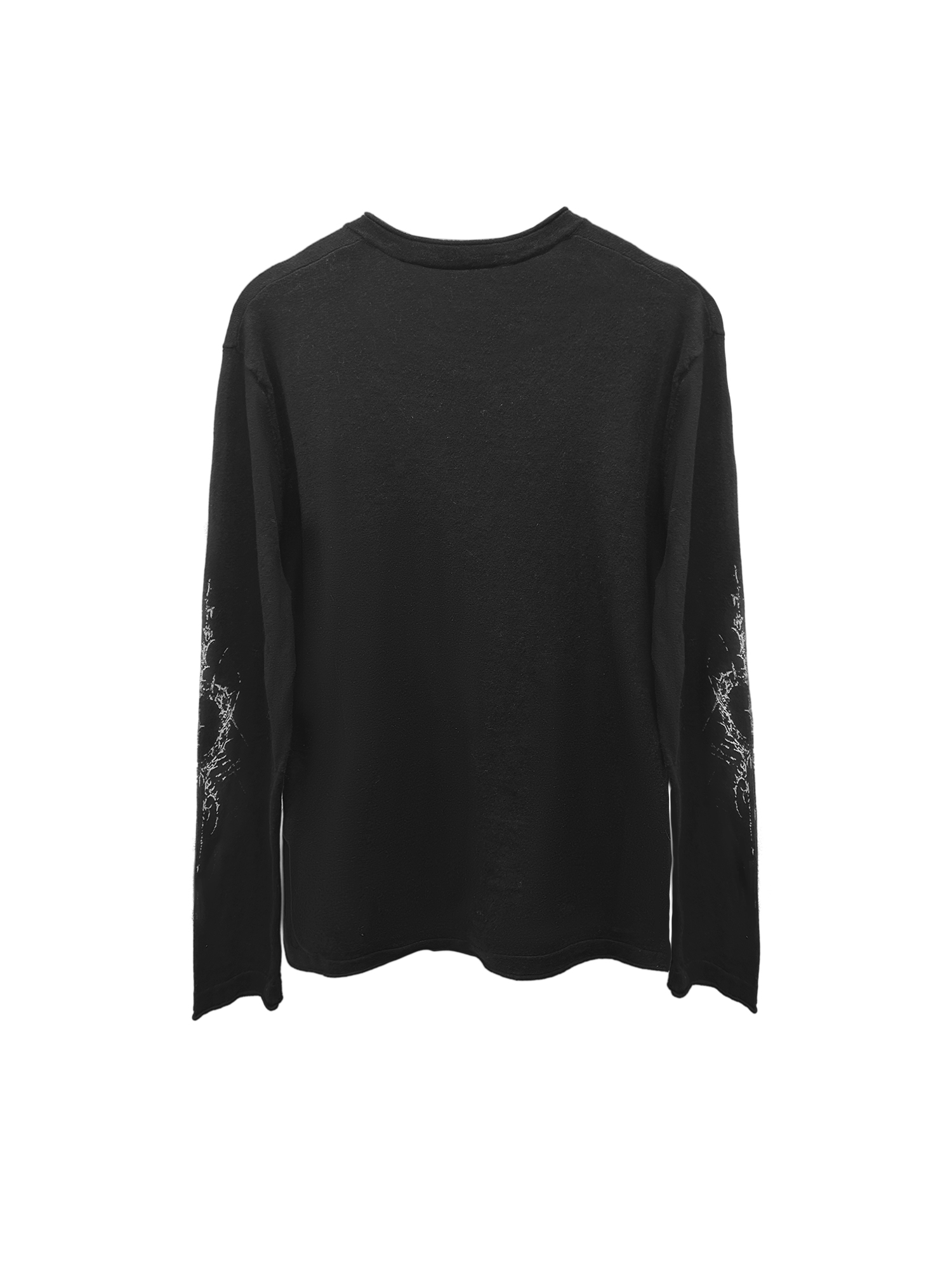 WANNA LAB Graphic Henley Long-Sleeve Tee