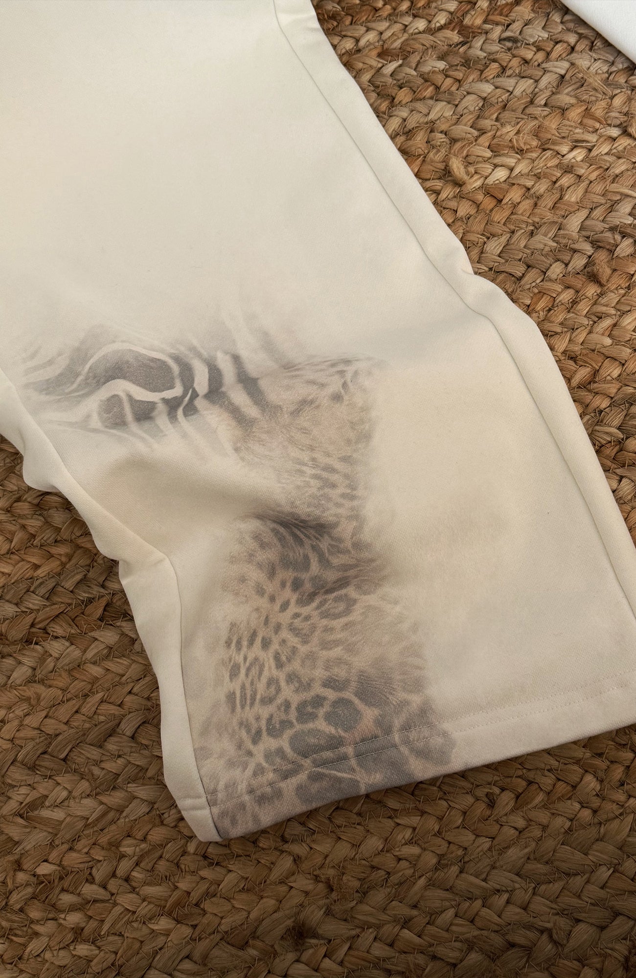 DONSMOKE Zebra-Leopard Graphic Sweatpants, premium urban and streetwear designers apparel on PROJECTISR.com, DONSMOKE