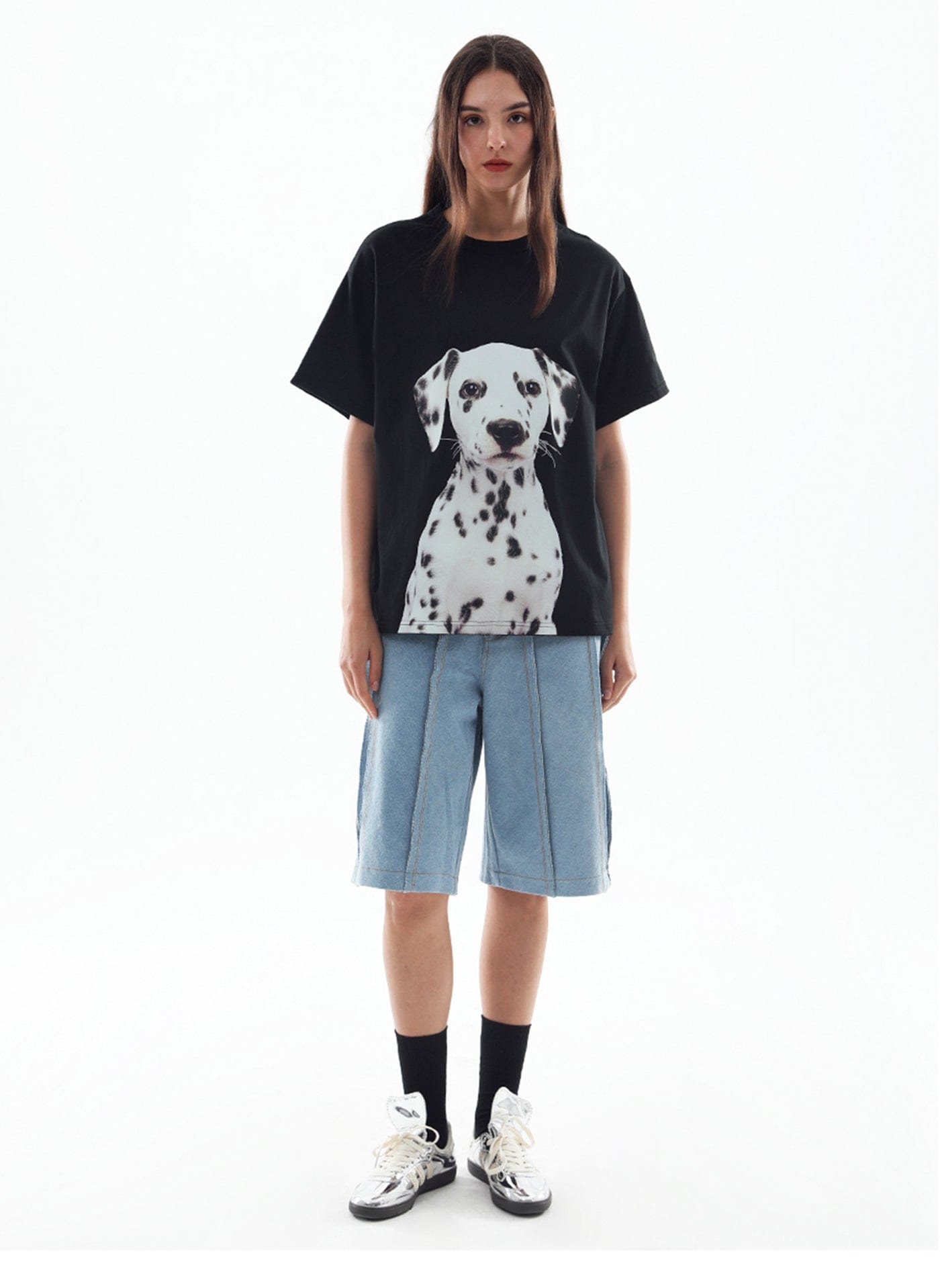 MIICHOUS Deconstructed Raw Edge Shorts