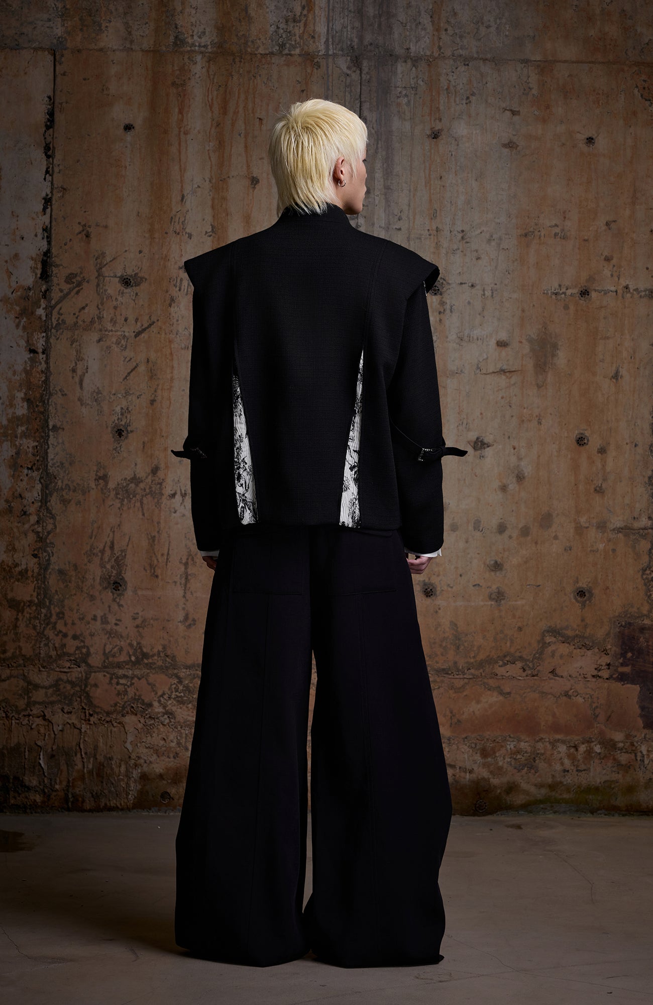 2000RSK Deconstructed Spliced Zippered Fencing Jacket