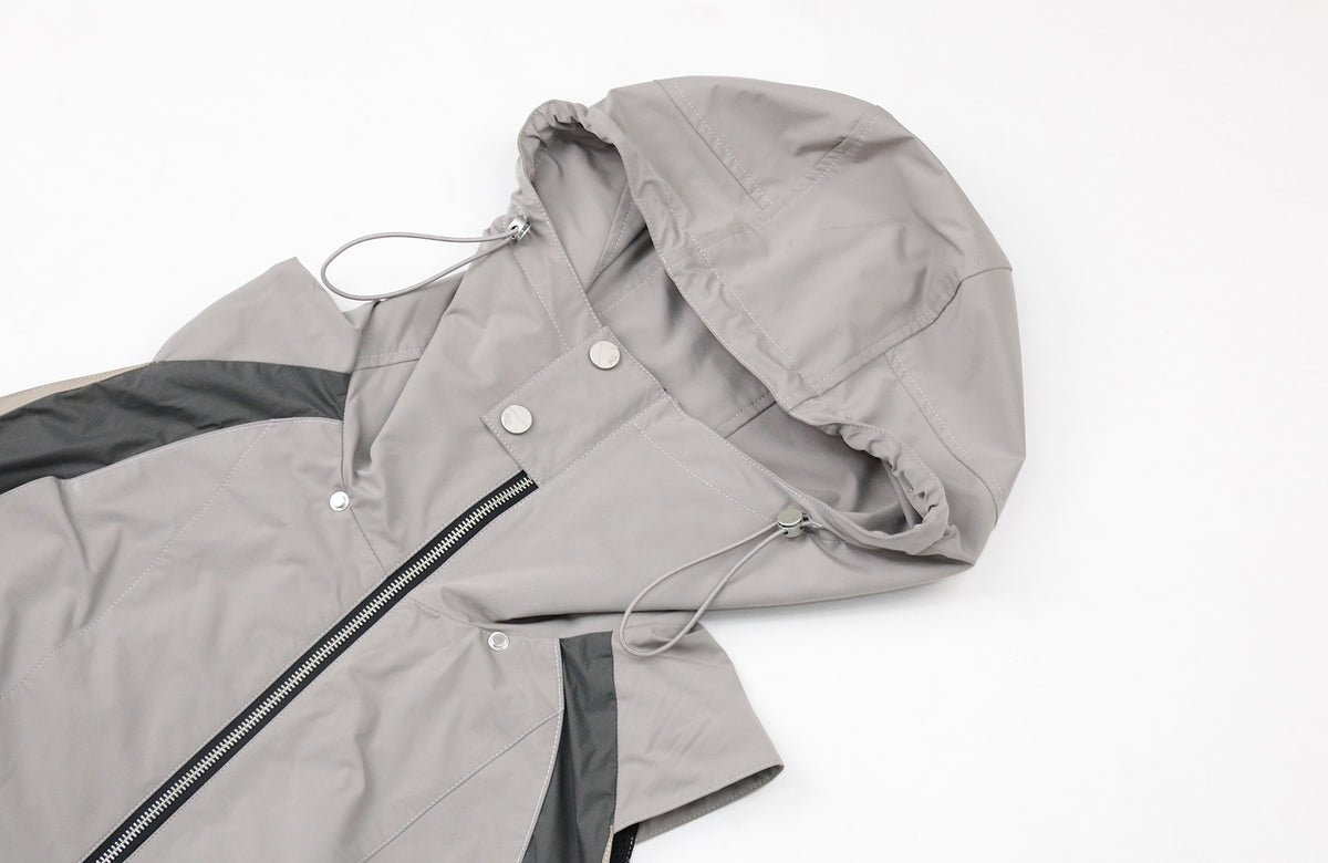RELABEL Deconstructed Spliced Three-Way Outdoor Shell Jacket
