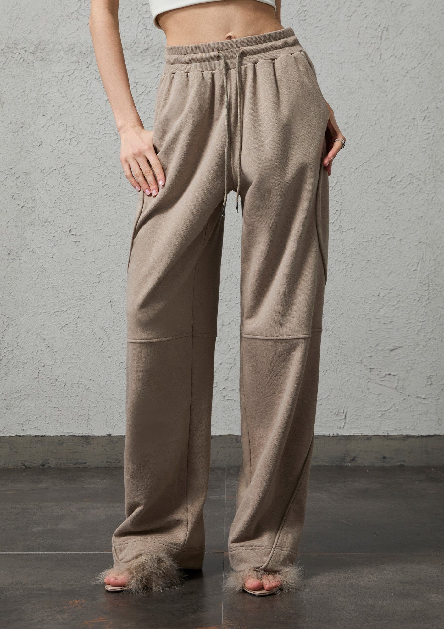 ORGANIC EMOTION Structured Panelled Oversized Sweatpants, premium urban and streetwear designers apparel on PROJECTISR.com, ORGANIC EMOTION