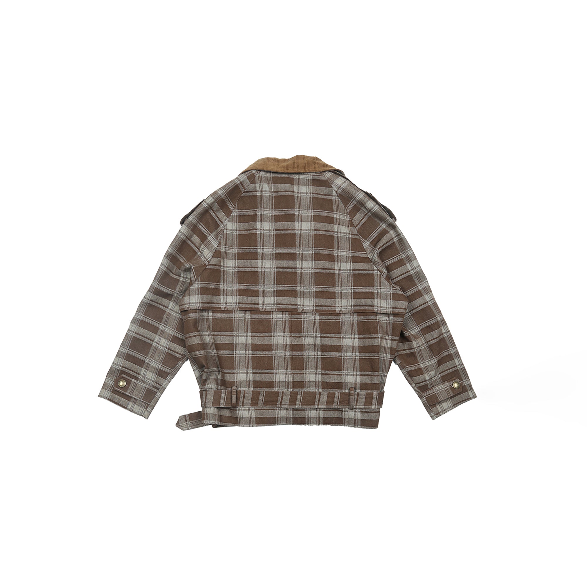 TRECLUB Retro Plaid Double-Breasted Trench Jacket, premium urban and streetwear designers apparel on PROJECTISR.com, TRECLUB