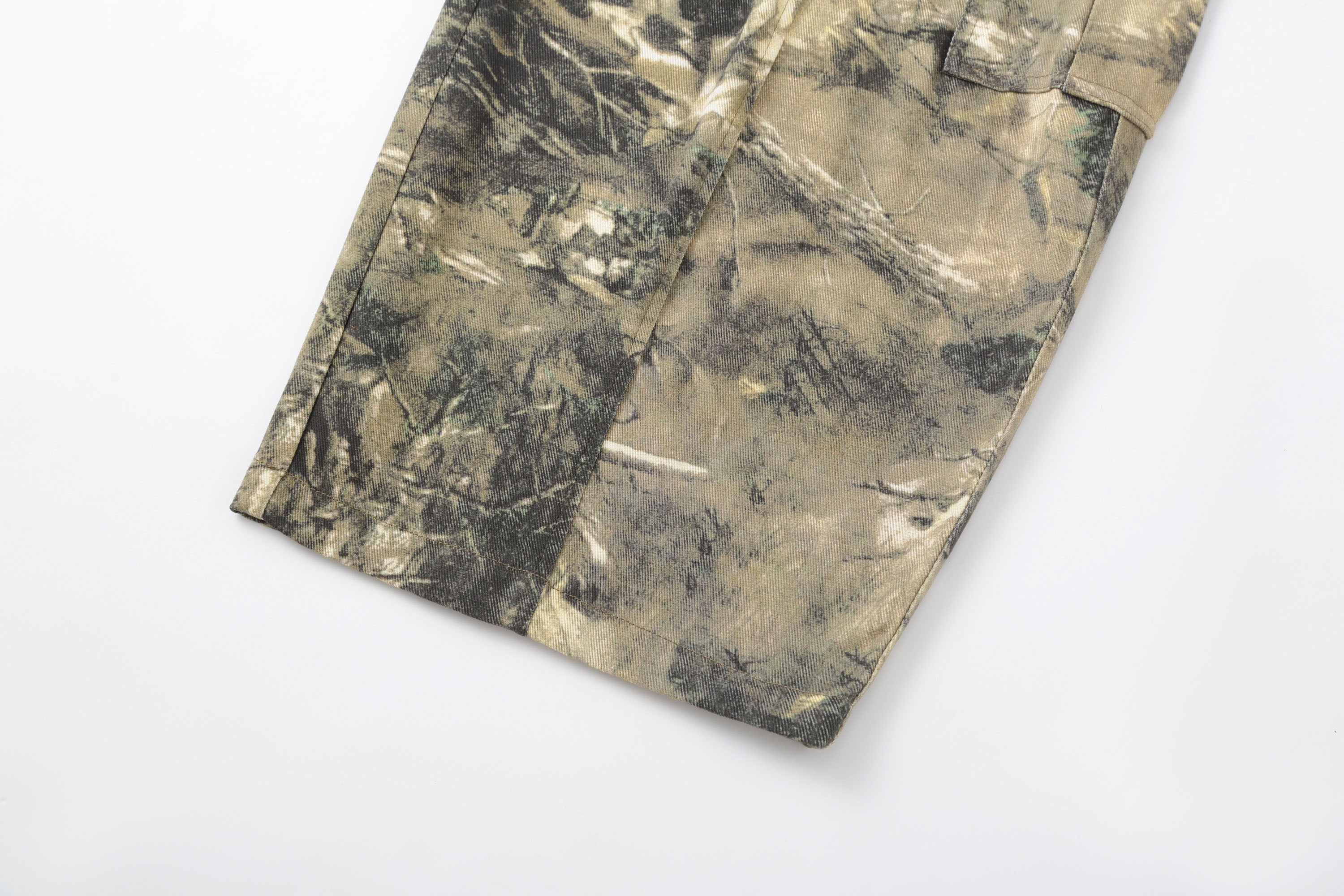 CLP Camo Distressed Panel Cargo Pants, premium urban and streetwear designers apparel on PROJECTISR.com, CLP
