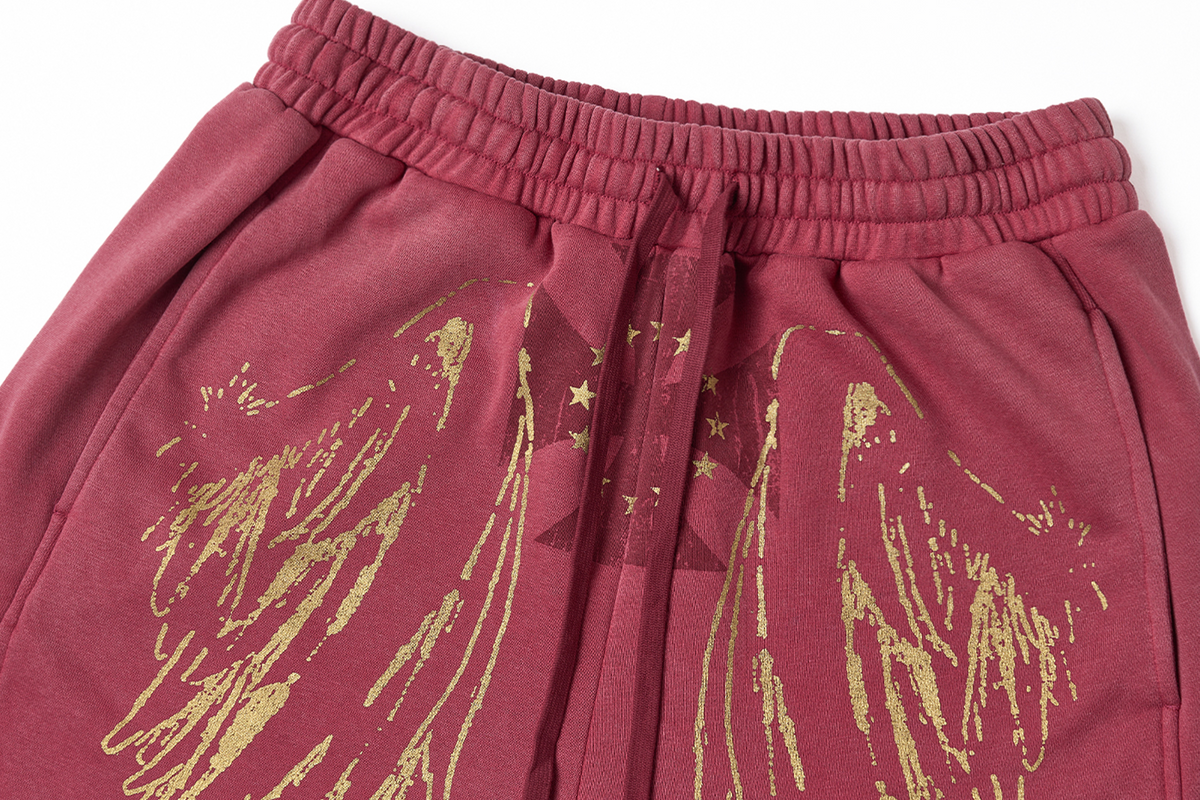 SAXGENWON Deconstructed Washed Tie-Detail Hoodie & Pants Set