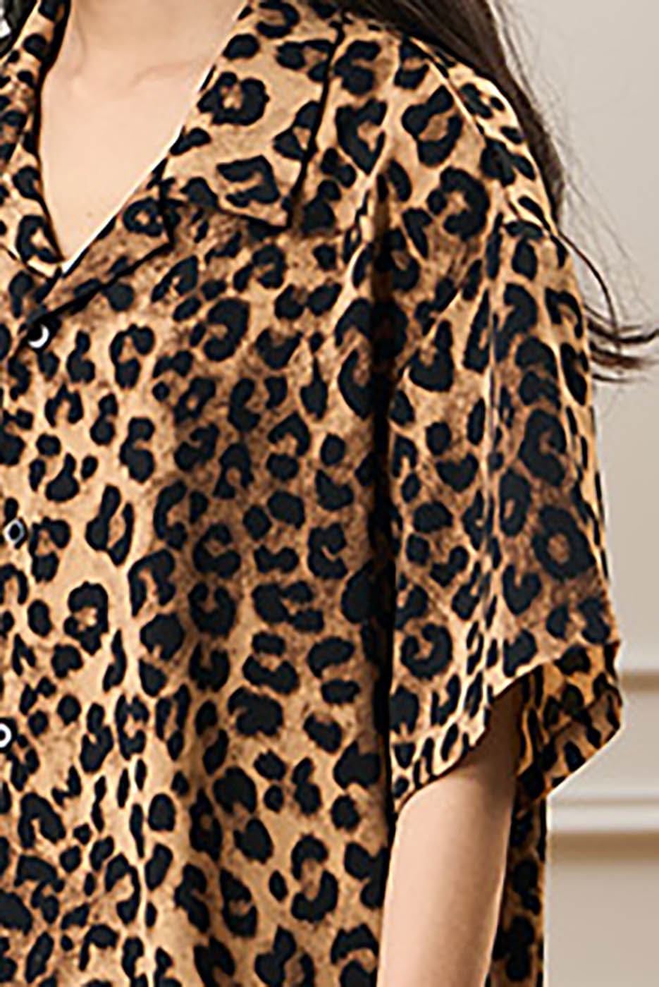 EPIC POETRY Leopard Cuban Half Shirt, premium urban and streetwear designers apparel on PROJECTISR.com, EPIC POETRY