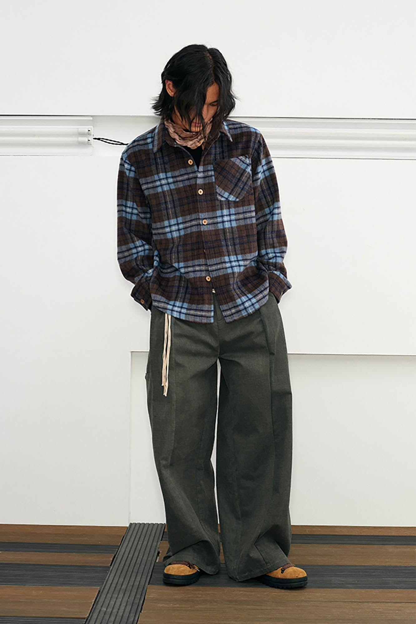 KREATE Retro Plaid Pocket Shirt