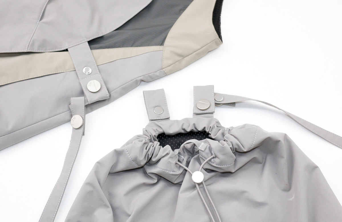 RELABEL Deconstructed Spliced Three-Way Outdoor Shell Jacket