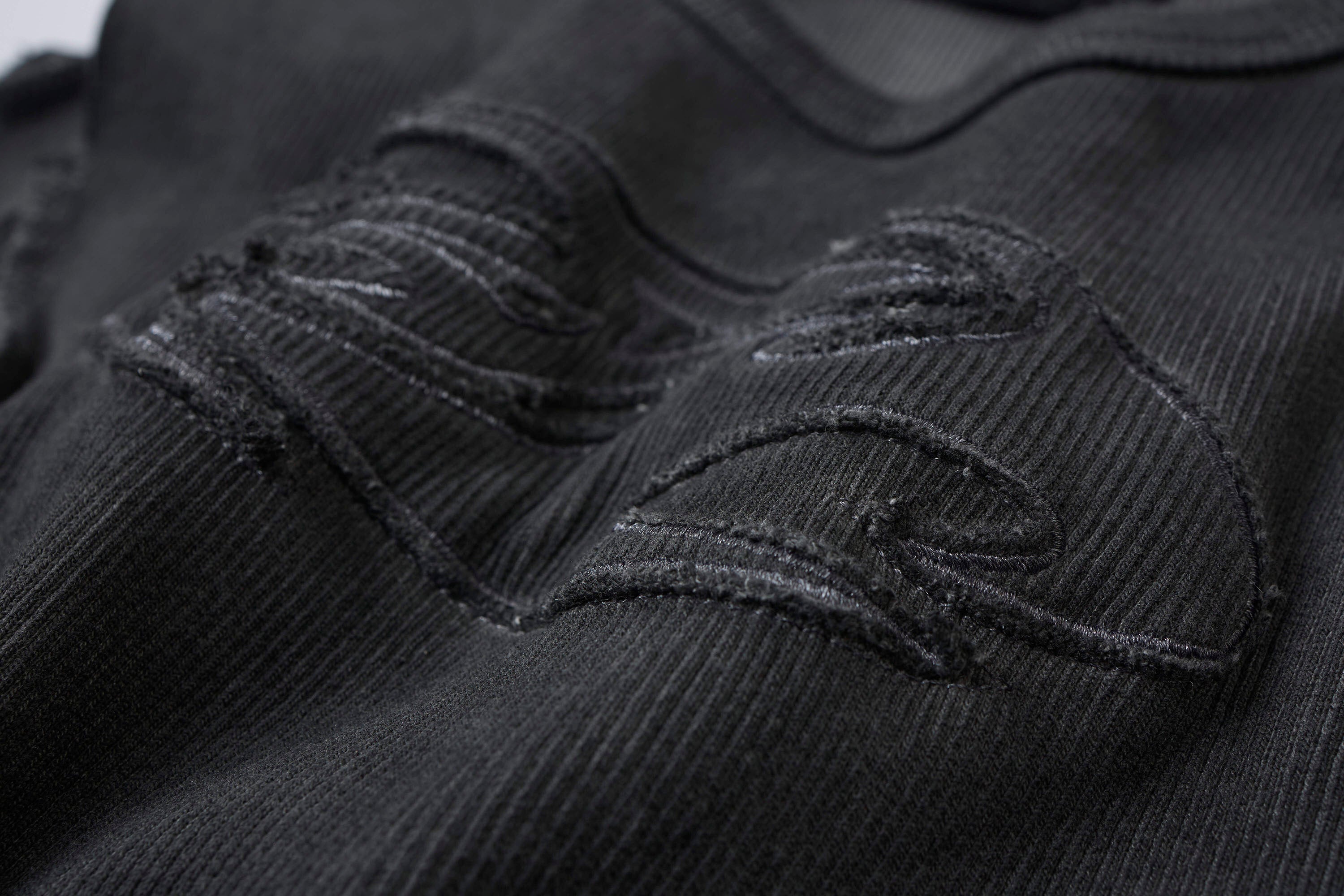 CLP Ribbed Frayed Hem Slim Vest, premium urban and streetwear designers apparel on PROJECTISR.com, CLP