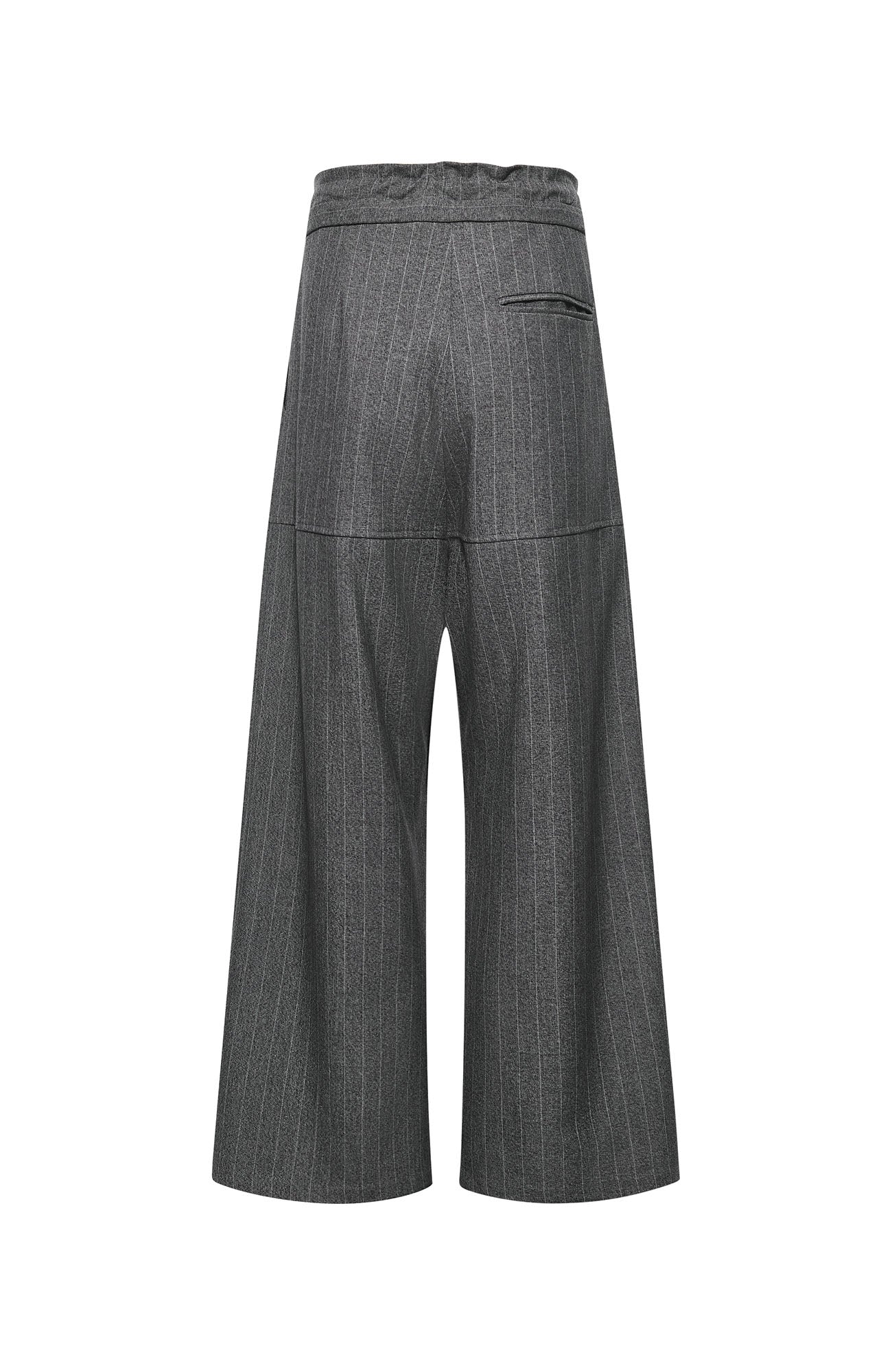 7440 37 1 Striped Drawstring Panel Wide-Leg Trousers, premium urban and streetwear designers apparel on PROJECTISR.com, 7440 37 1